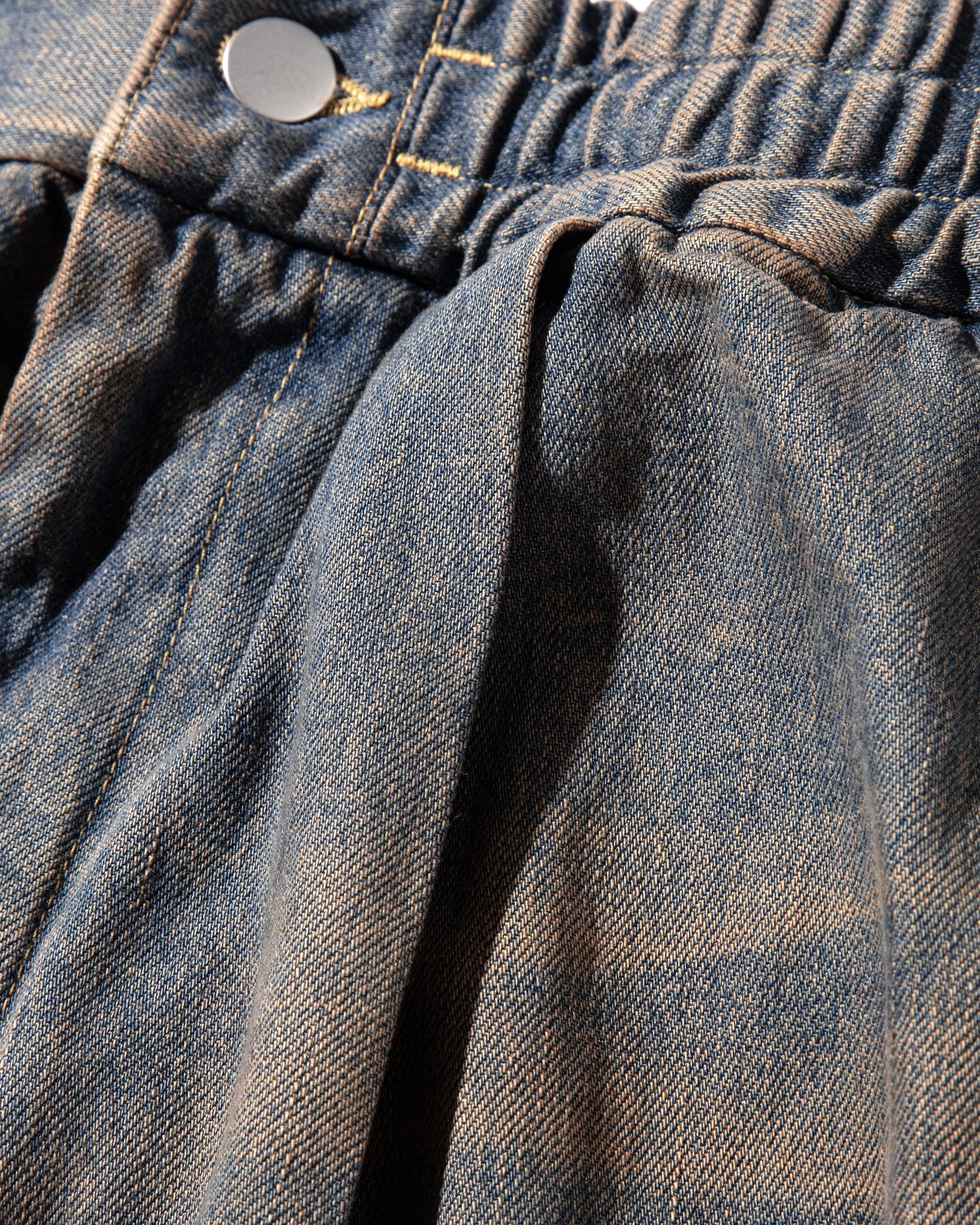 CLESSTE VINTAGE WASH SELVEDGE DENIM CITY MILITARY HALF PANTS