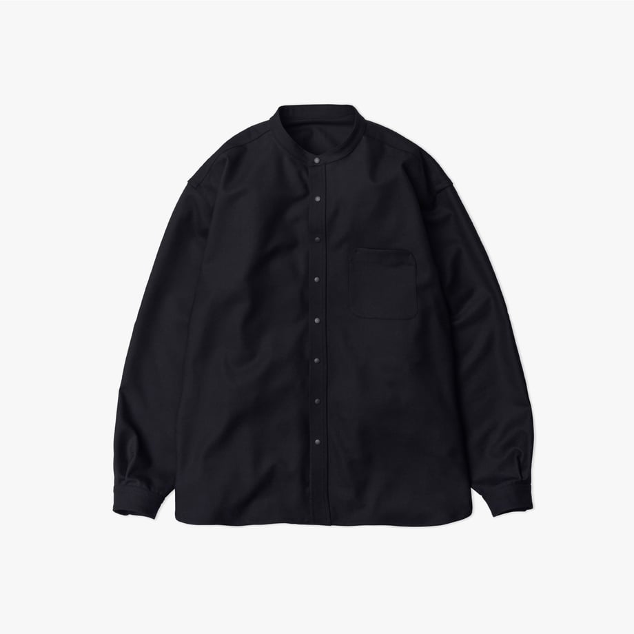 UNTRACE 25AW _200 TPO Band Collar Shirt