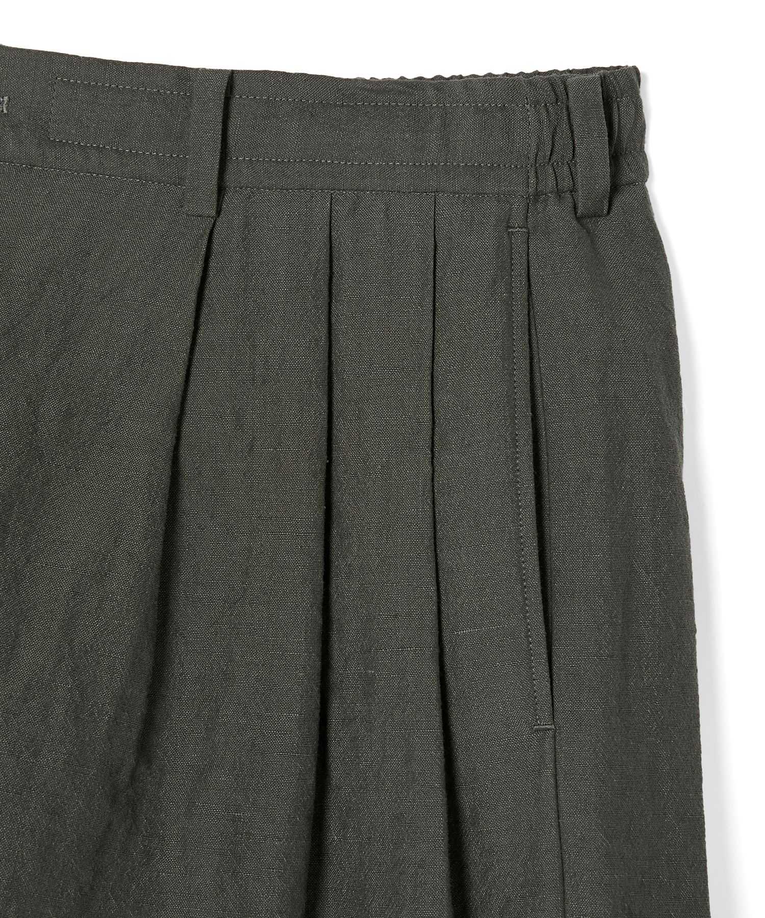 N.H 25SS TUCKED HALF PANTS