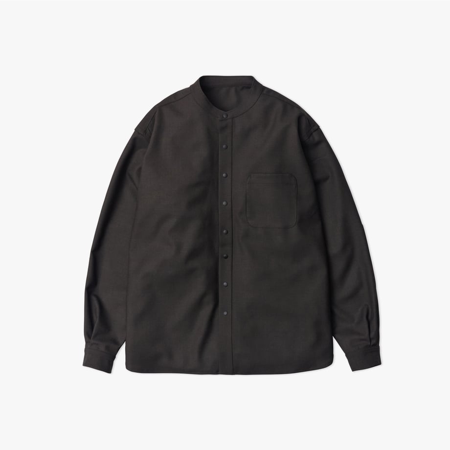 UNTRACE 25AW _200 TPO Band Collar Shirt