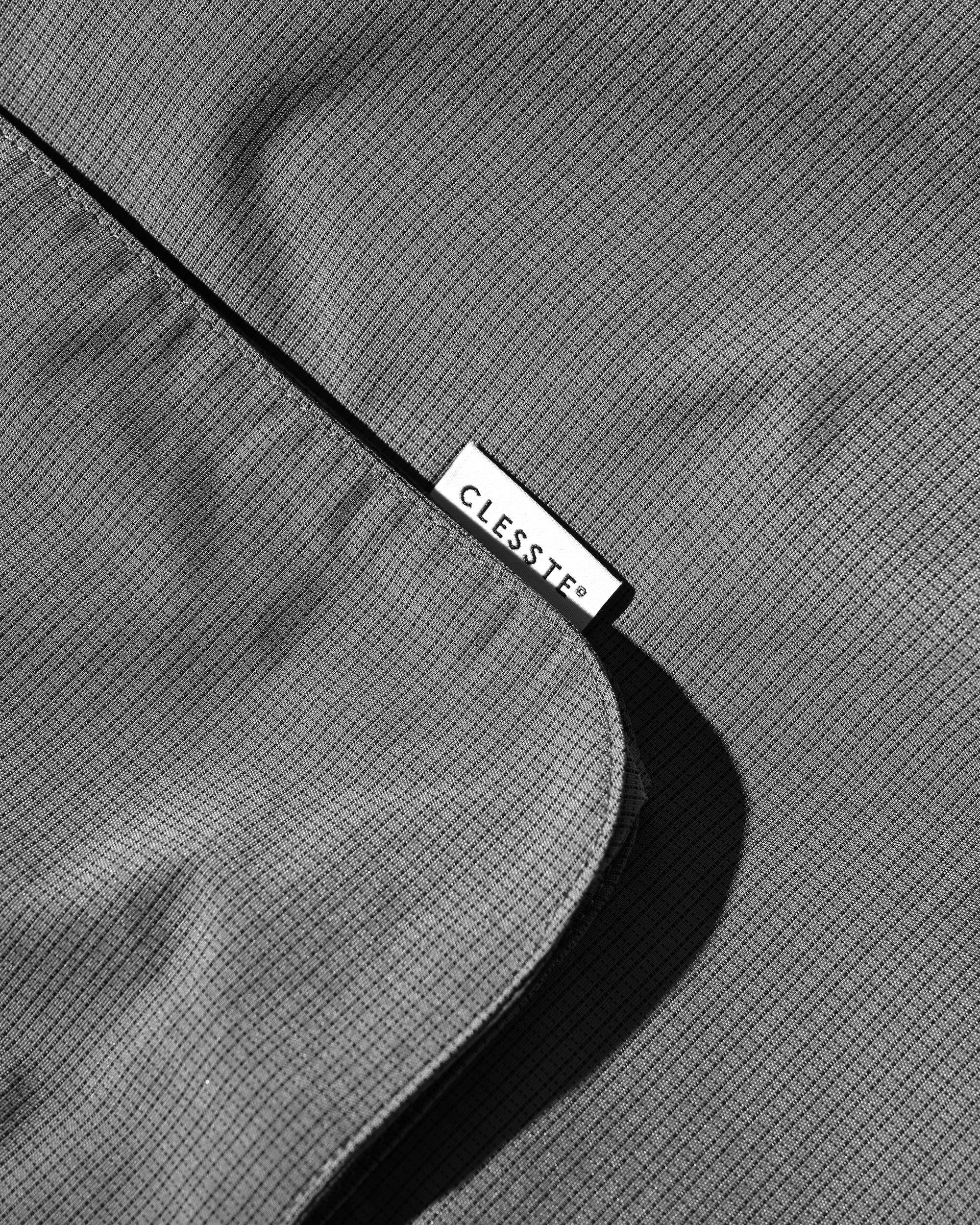 CLESSTE GRAPH CHECK WADING S/S SHIRT JACKET(CHARCOAL×BLACK)