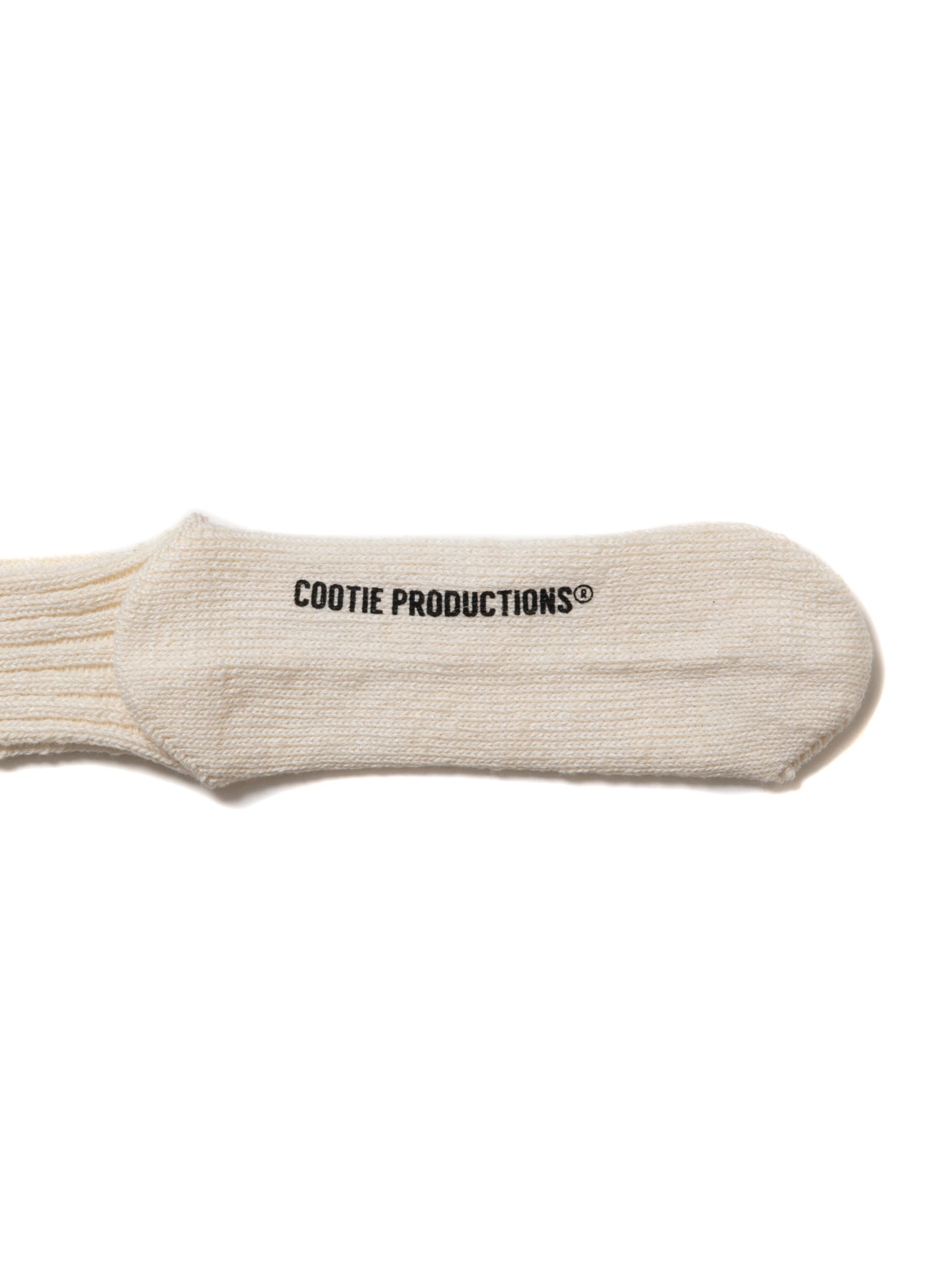 COOTIE PRODUCTIONS 25SS Raza Lowgauge Socks