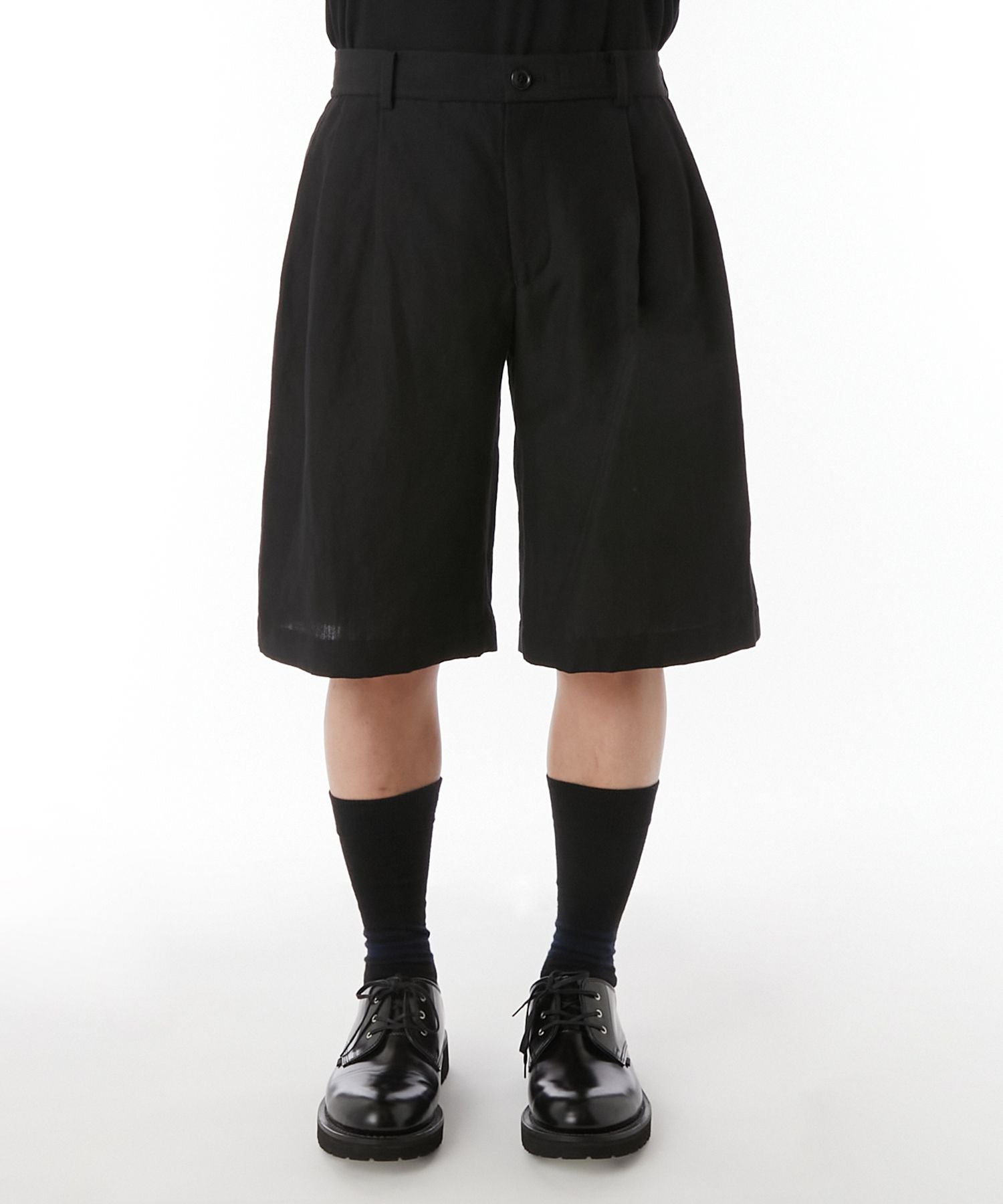 N.H 25SS TUCKED HALF PANTS