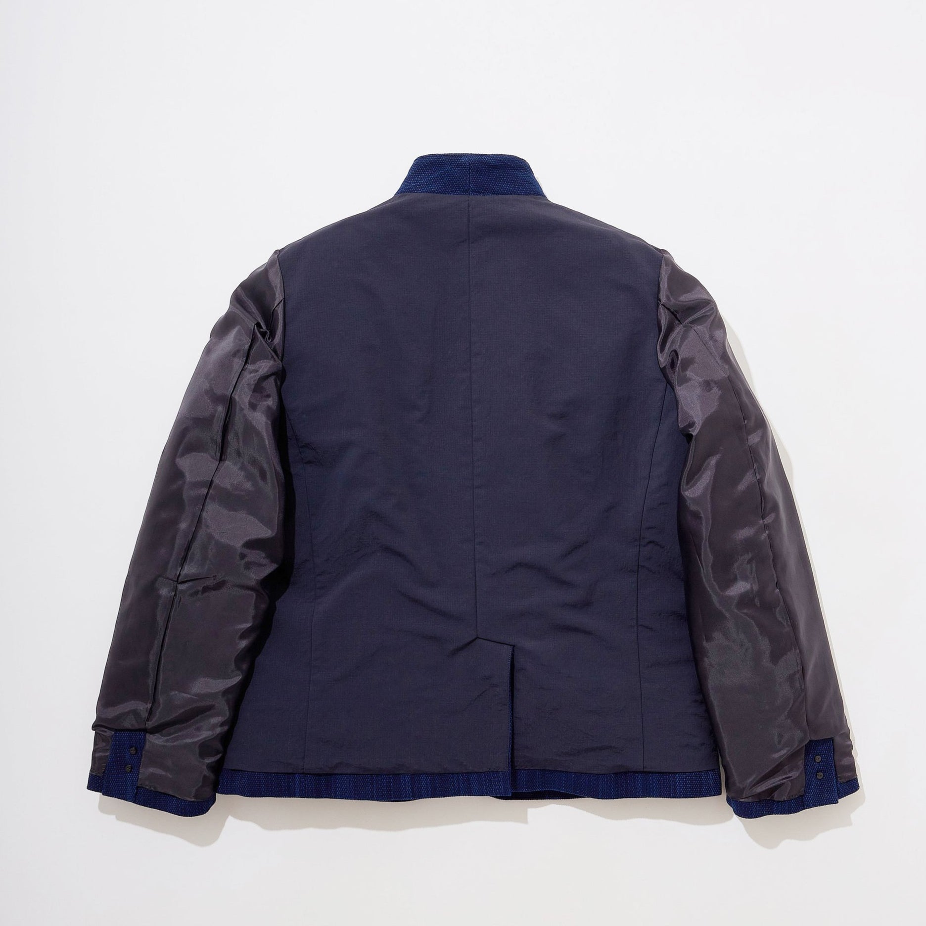 KUON Aizome Sashiko Kimono Collar Blazer