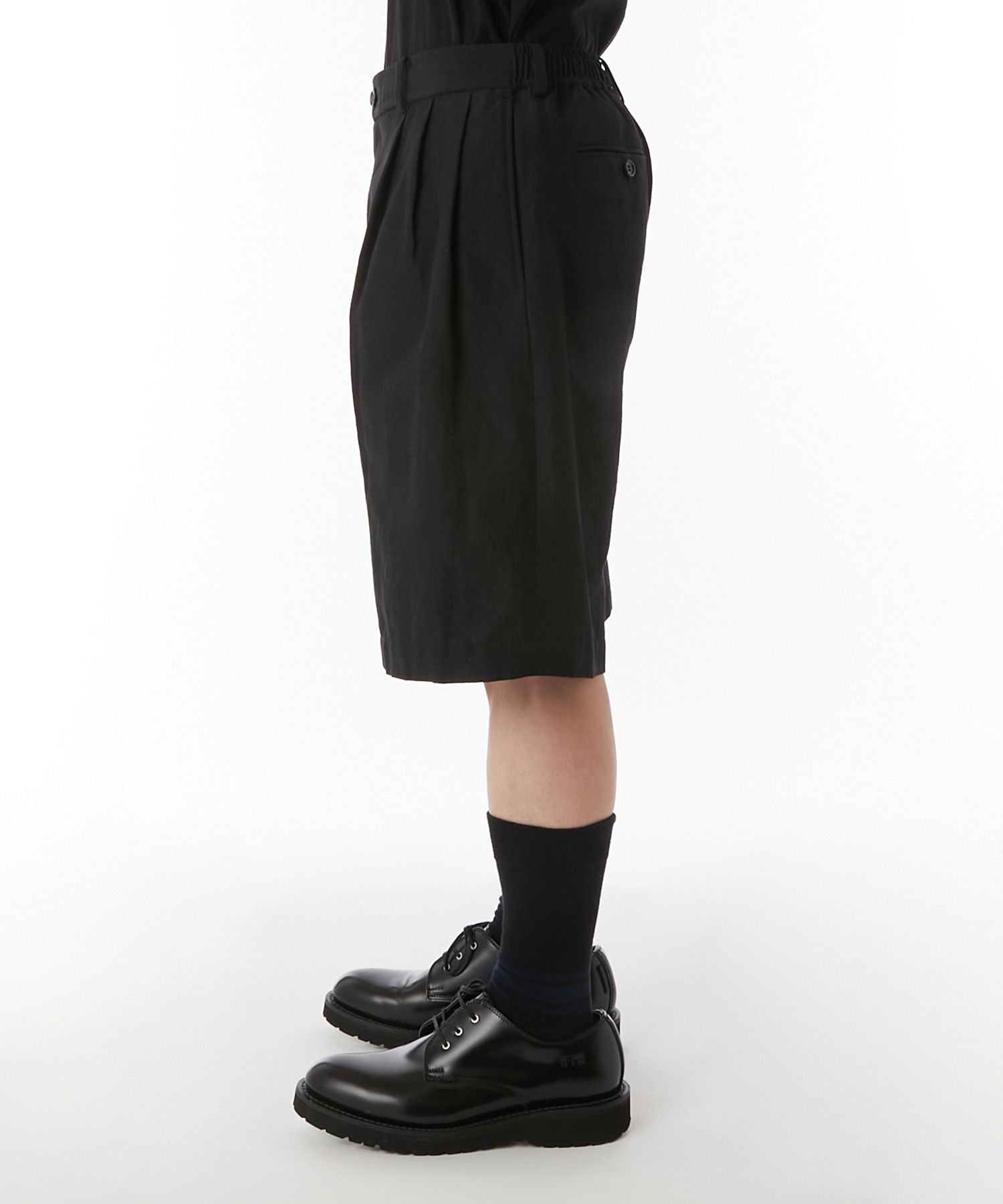 N.H 25SS TUCKED HALF PANTS