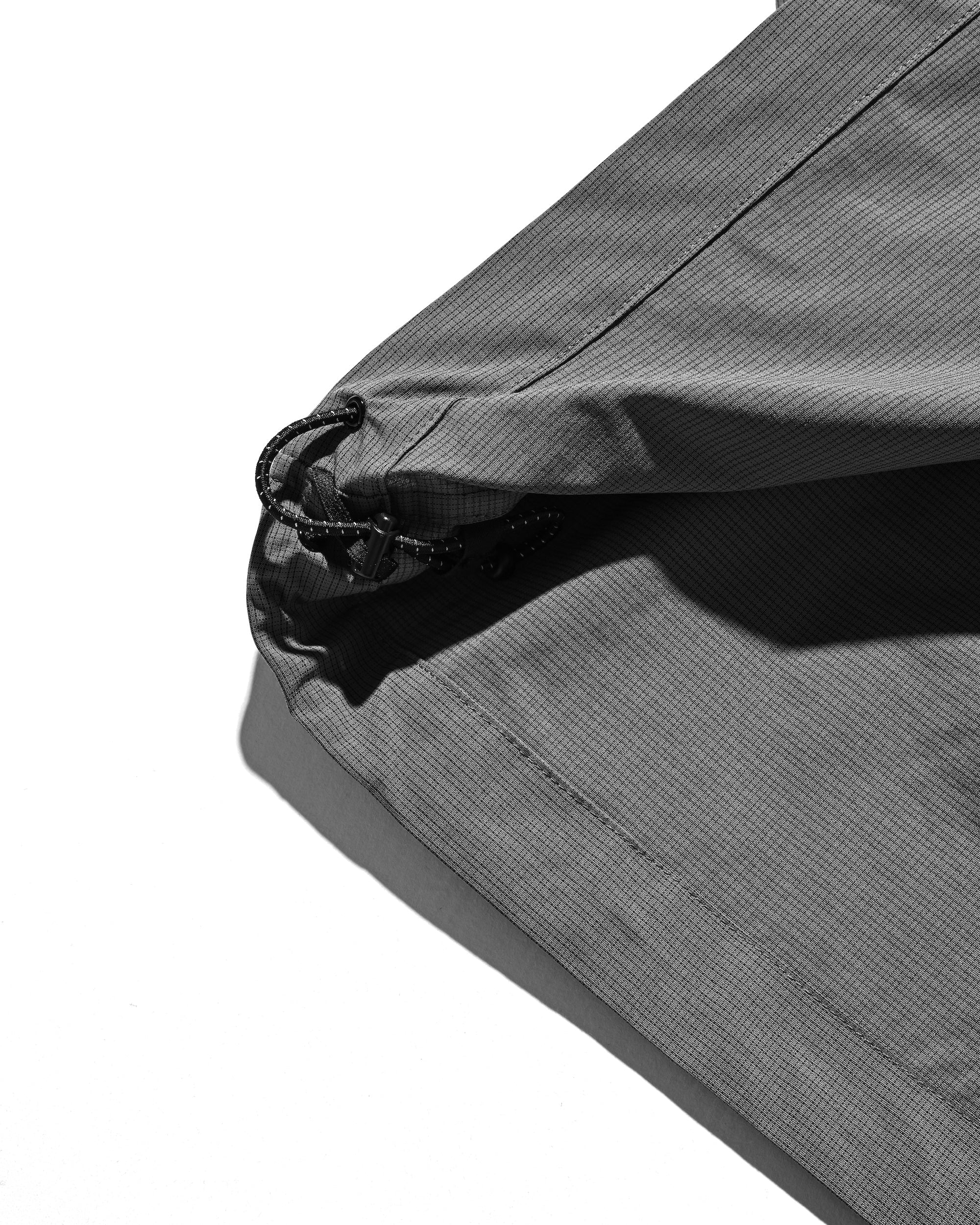 CLESSTE GRAPH CHECK WADING S/S SHIRT JACKET(CHARCOAL×BLACK)