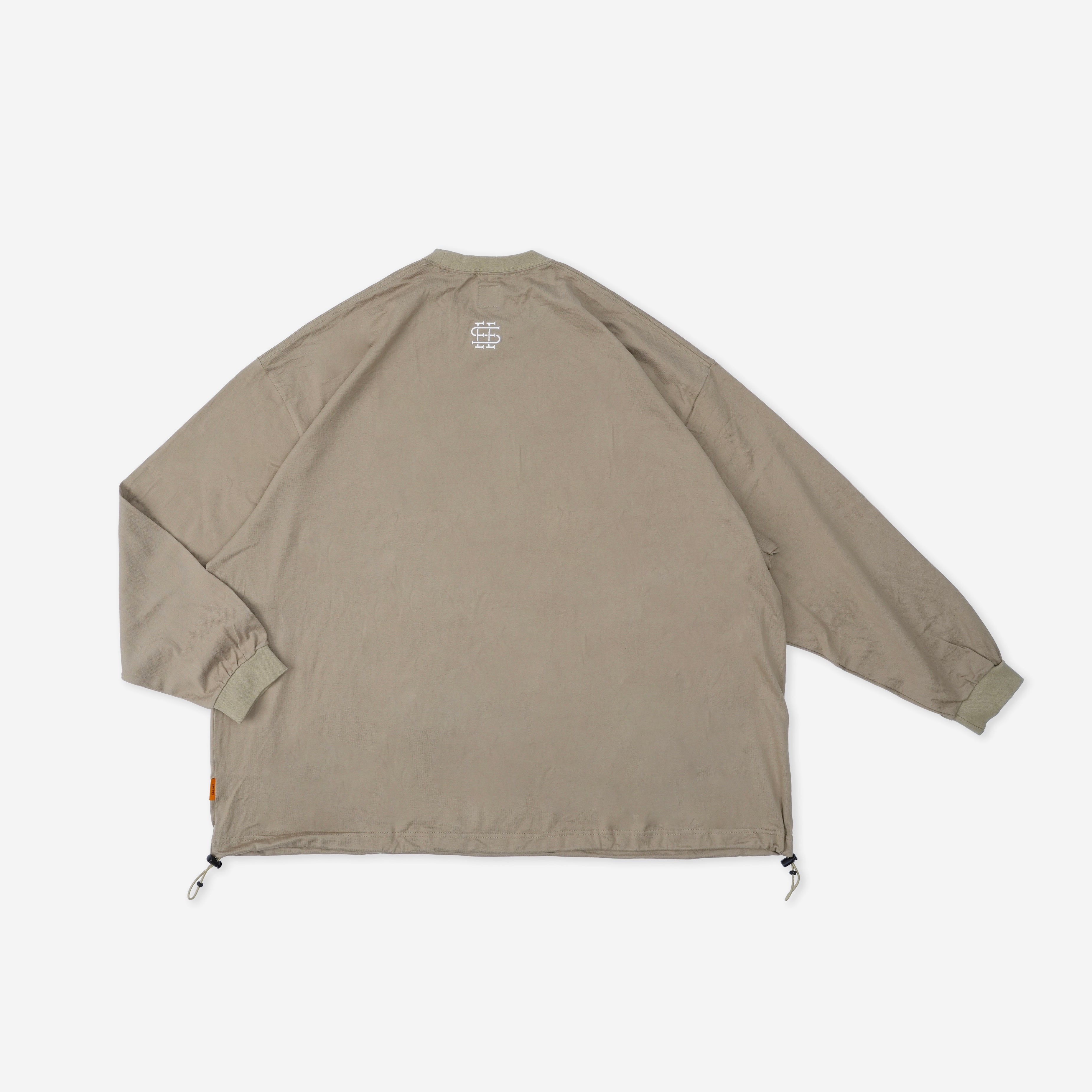 SEE SEE SUPER BIG FLAT LS TEE W DRAWSTRINGS
