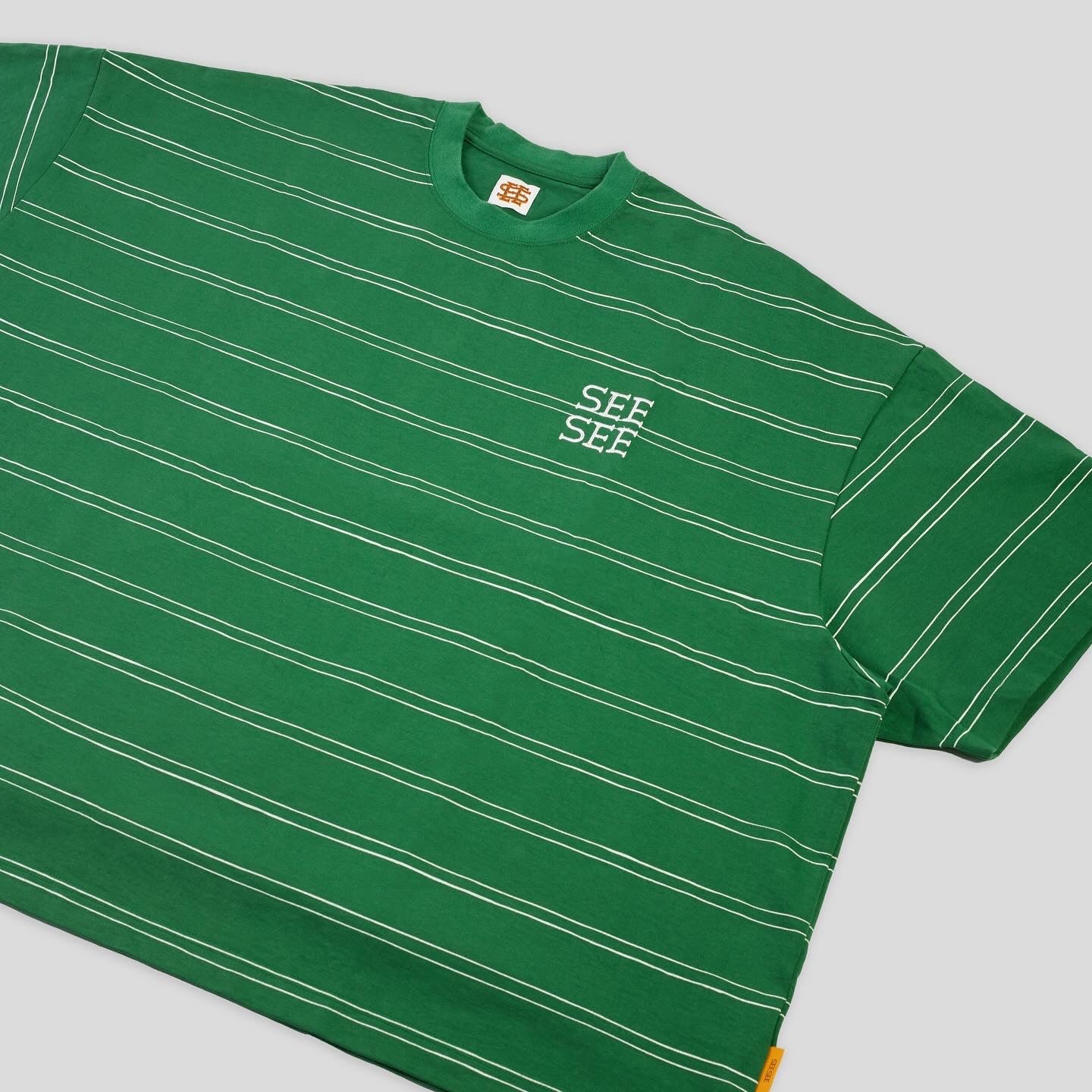 SEE SEE SUPER BIG FLAT SS DOUBLE STRIPE TEE