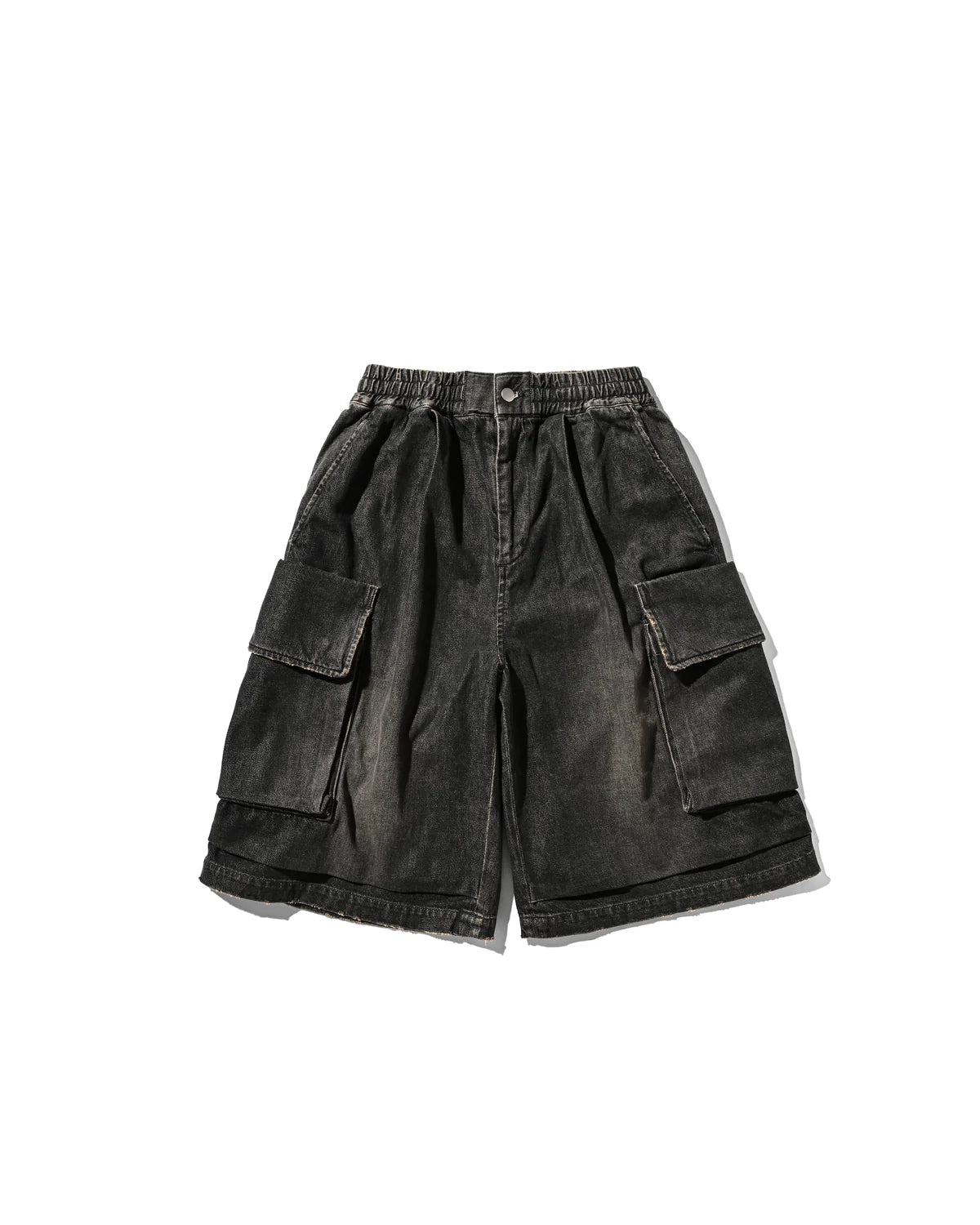 CLESSTE VINTAGE WASH SELVEDGE DENIM CITY MILITARY HALF PANTS