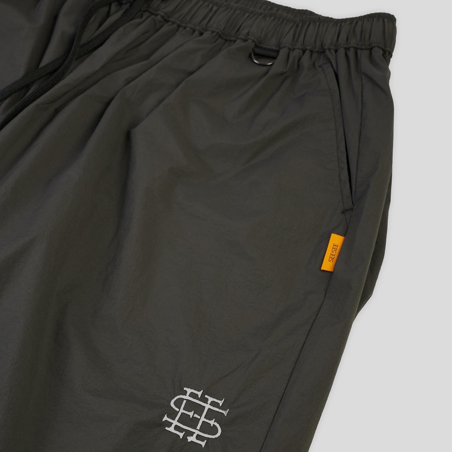 SEE SEE WIDE NYLON SPORTY PANTS