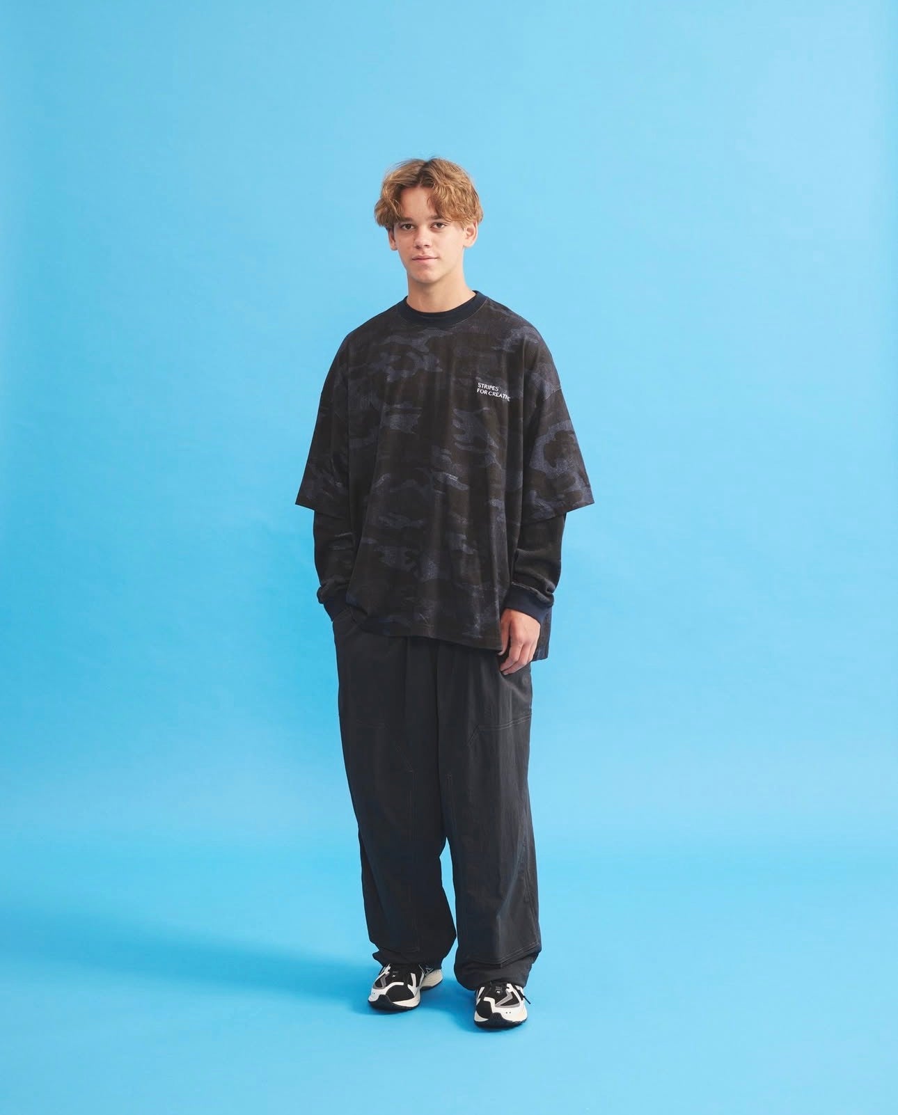 S.F.C 26SS NYLON DOUBLE KNEE PANTS