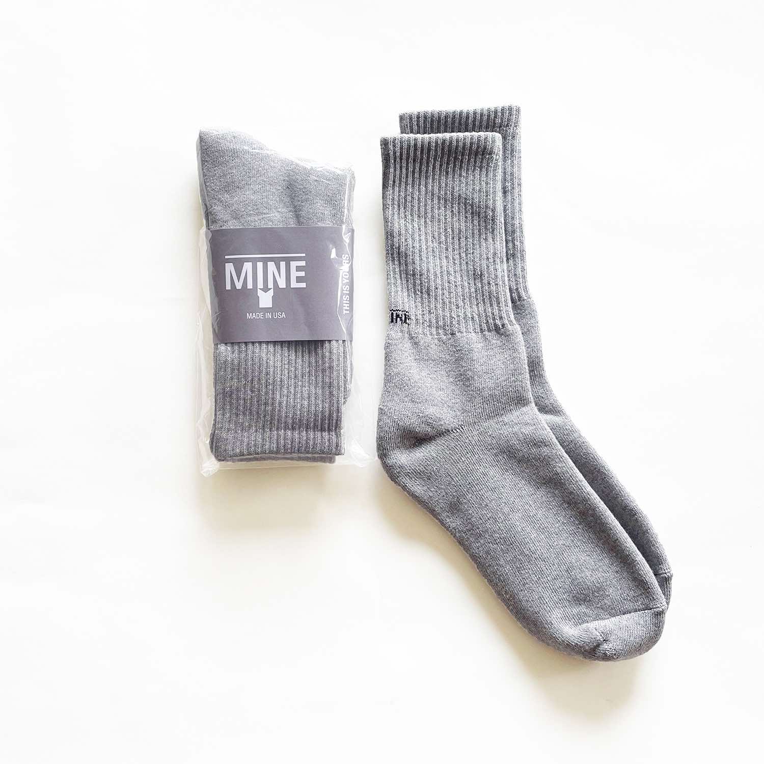 MINE_U.S.A. LOGO SOCKS