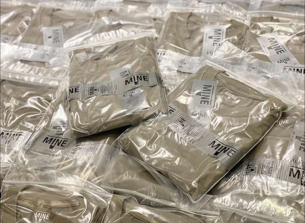 MINE_U.S.A. PIGMENT DYE SS ''PD OLIVE''