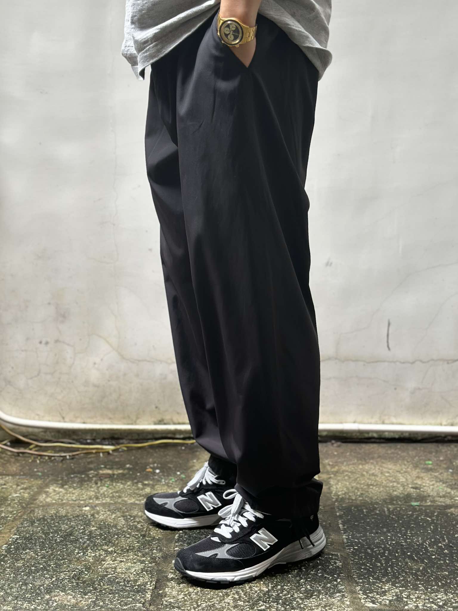 MINE_U.S.A. SIDE SEAMLESS NYLON EASY PANTS