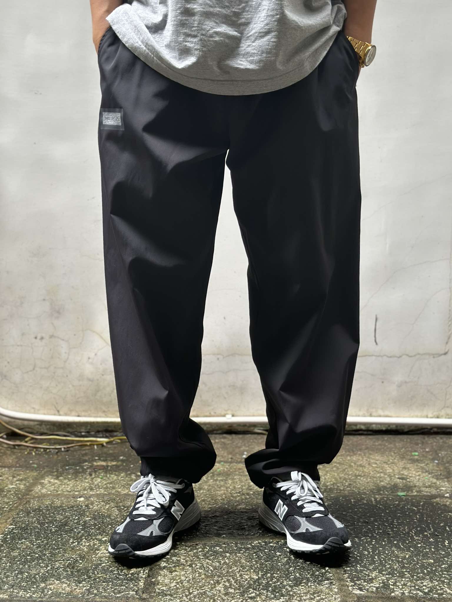 MINE_U.S.A. SIDE SEAMLESS NYLON EASY PANTS