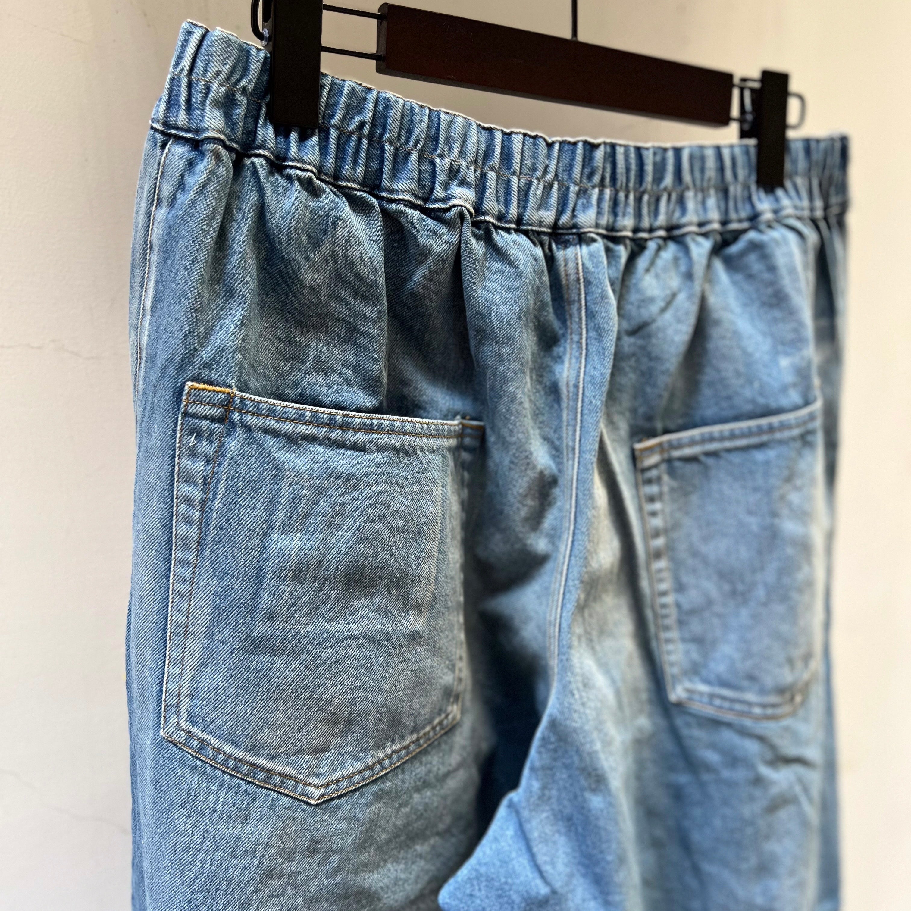 UNTRACE 24AW _132 DENIM TAPERED PANTS