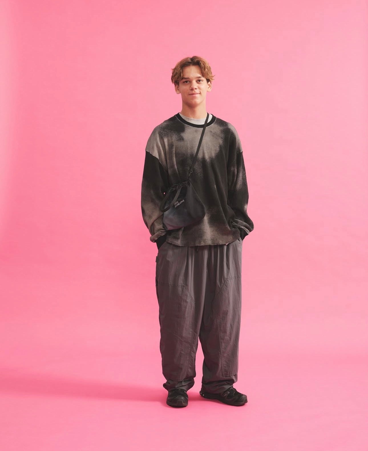 S.F.C 26SS NYLON DOUBLE KNEE PANTS