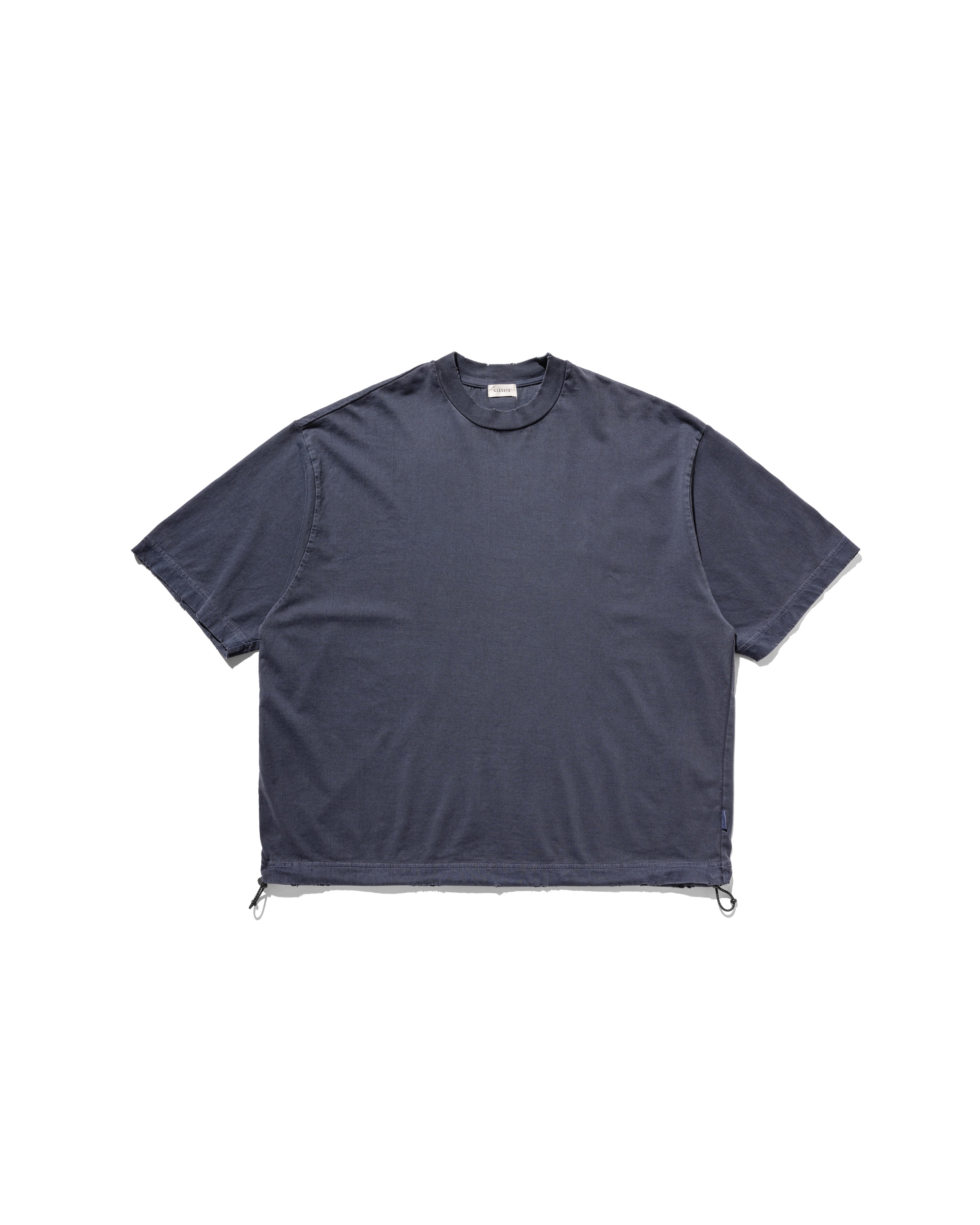 CLESSTE PIGMENT DYED S/S T-SHIRT WITH DRAWSTRINGS