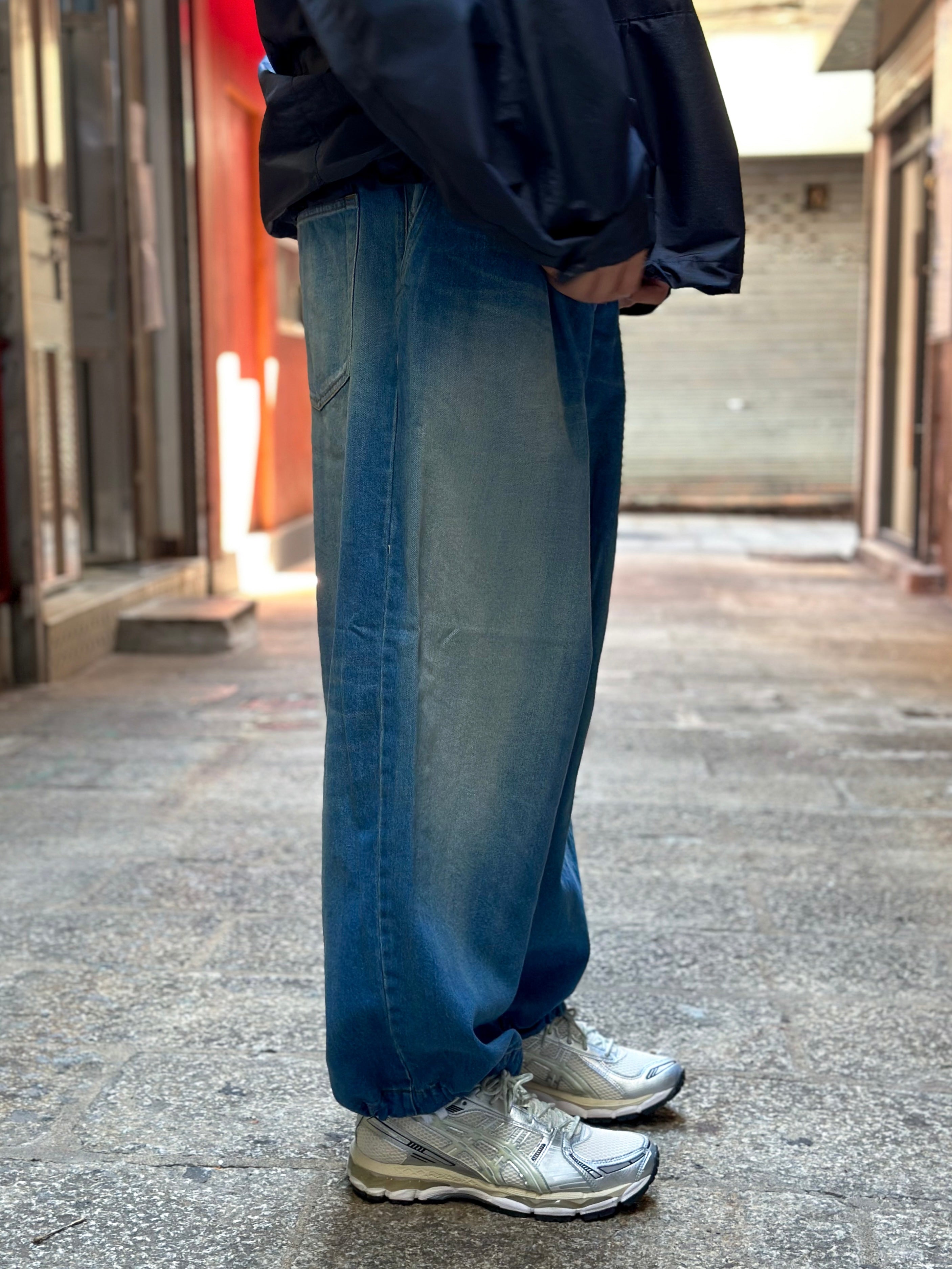 UNTRACE 24AW _132 DENIM TAPERED PANTS