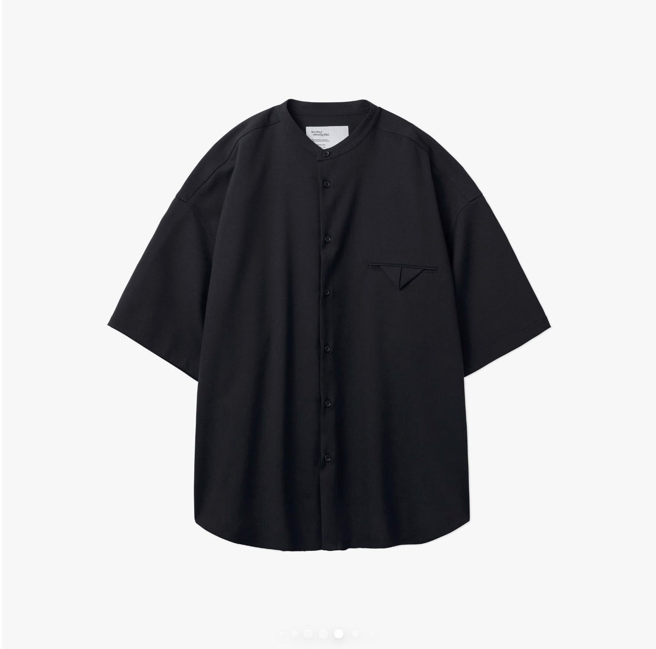 UNTRACE _262 NO COLLAR SHIRT S/S