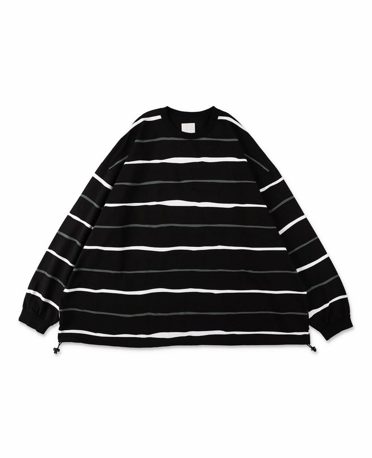 S.F.C 26FW SUPER BIG STRIPE LS TEE (W/DRAWSTRINGS)