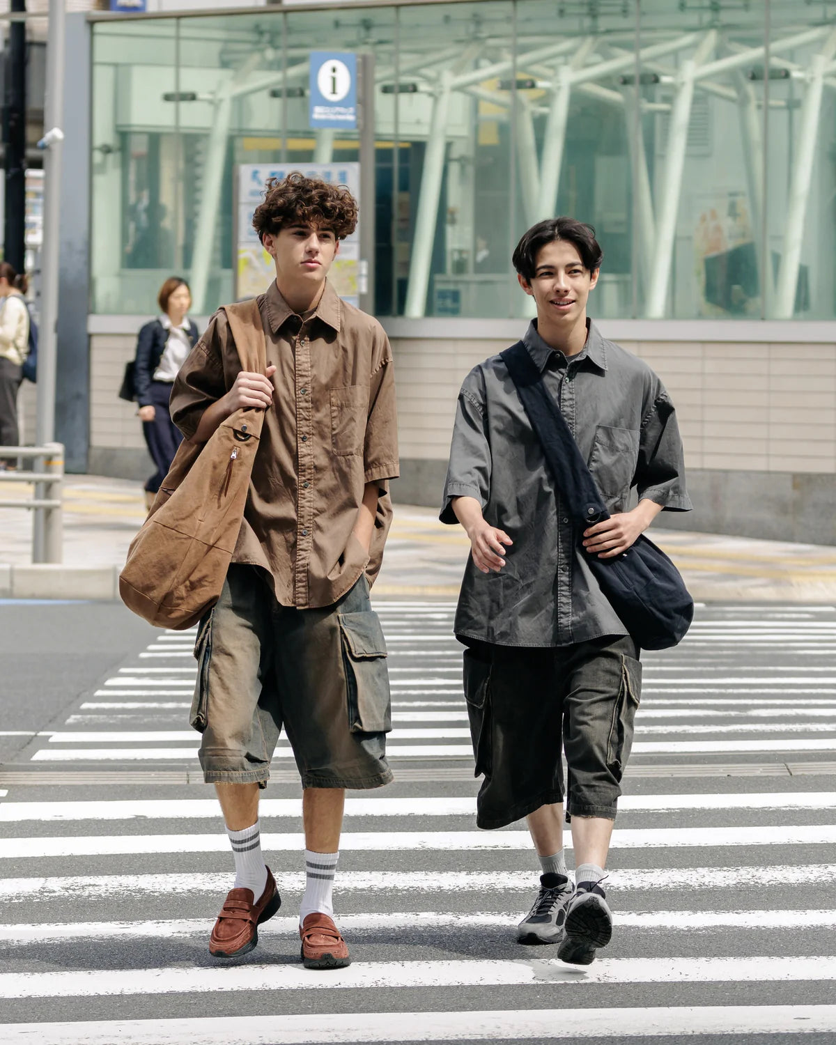 CLESSTE VINTAGE WASH SELVEDGE DENIM CITY MILITARY HALF PANTS