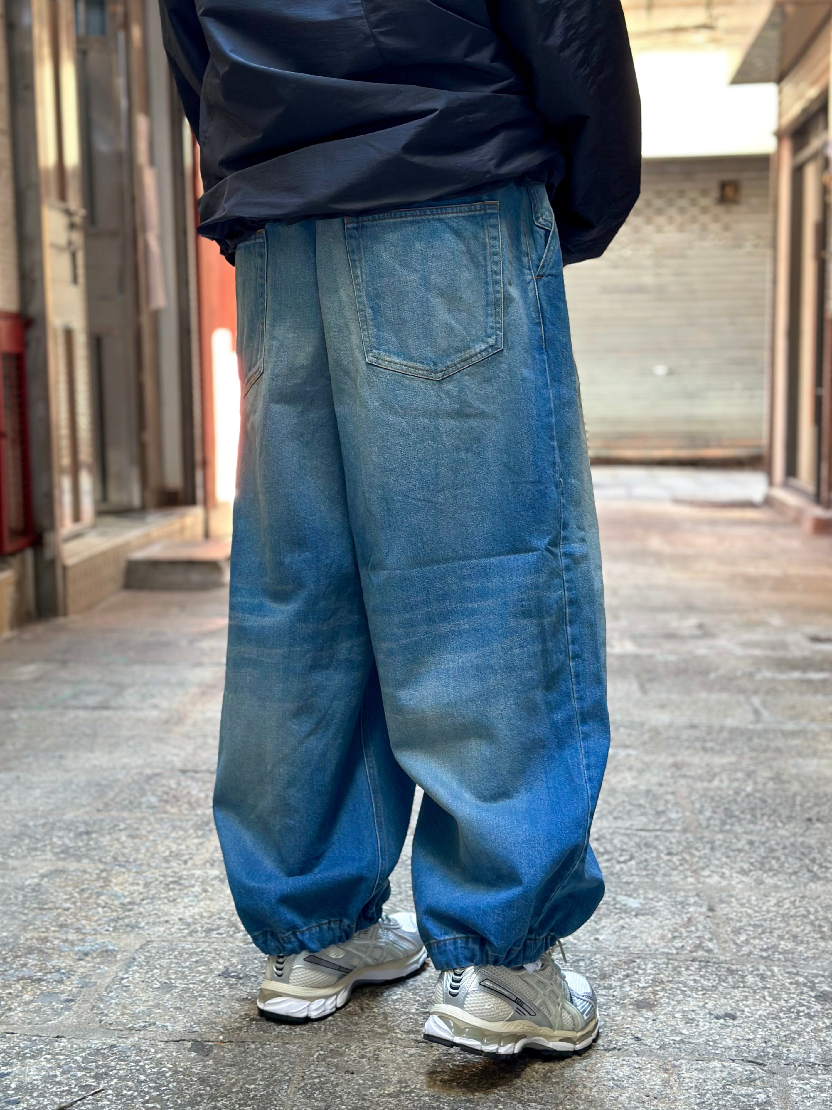 UNTRACE 24AW _132 DENIM TAPERED PANTS