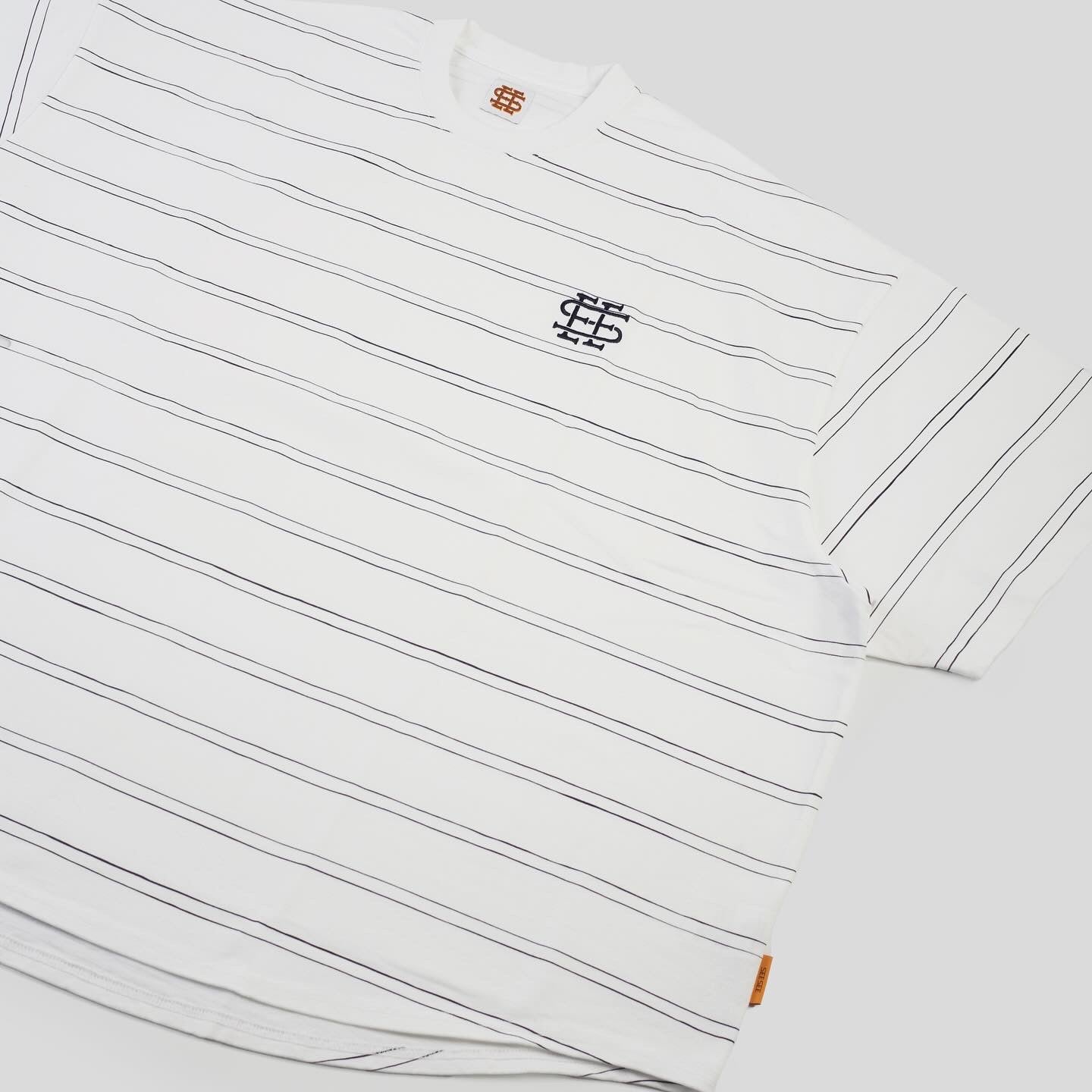 SEE SEE SUPER BIG ROUND SS DOUBLE STRIPE TEE