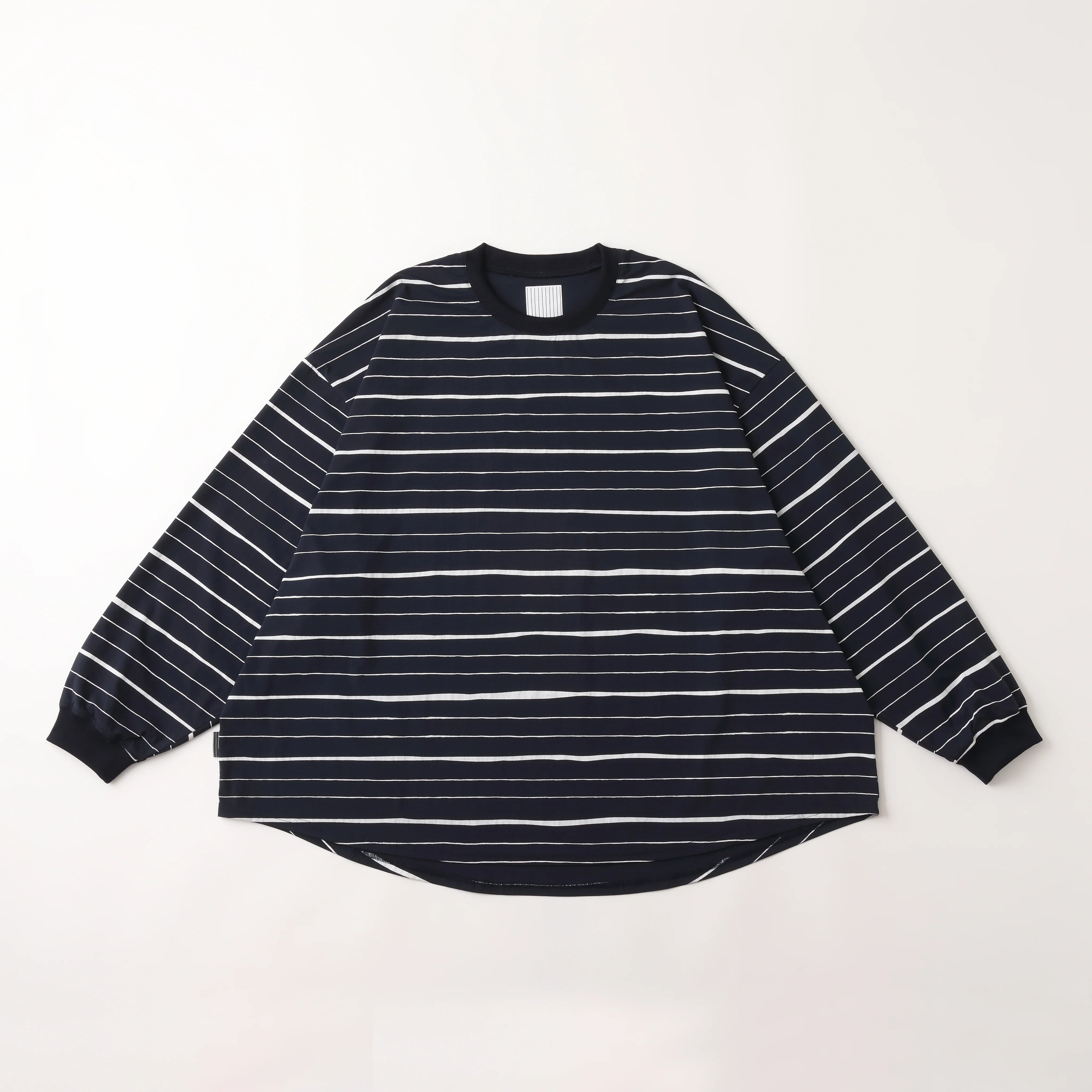 S.F.C 25FW SUPER BIG MIX STRIPE LS NYLON TEE