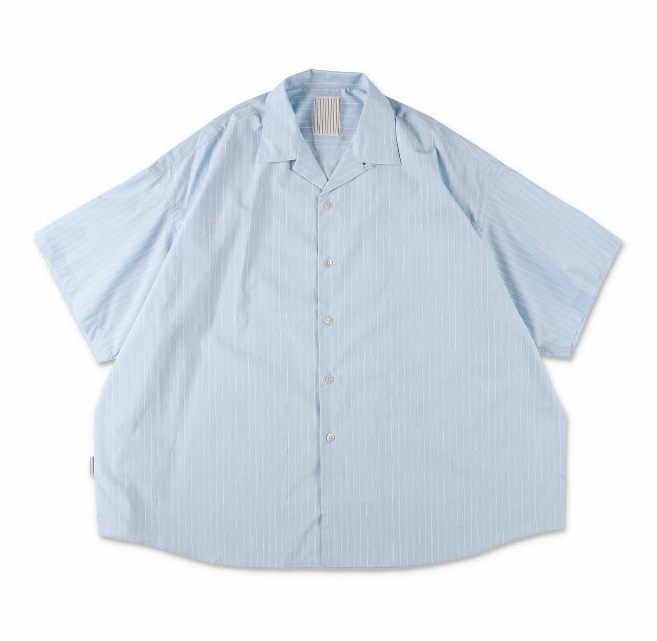 S.F.C 26SS COTTON STRIPE OPEN COLLAR SS SHIRT