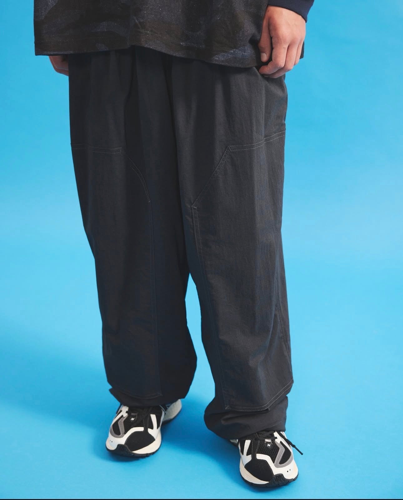 S.F.C 26SS NYLON DOUBLE KNEE PANTS