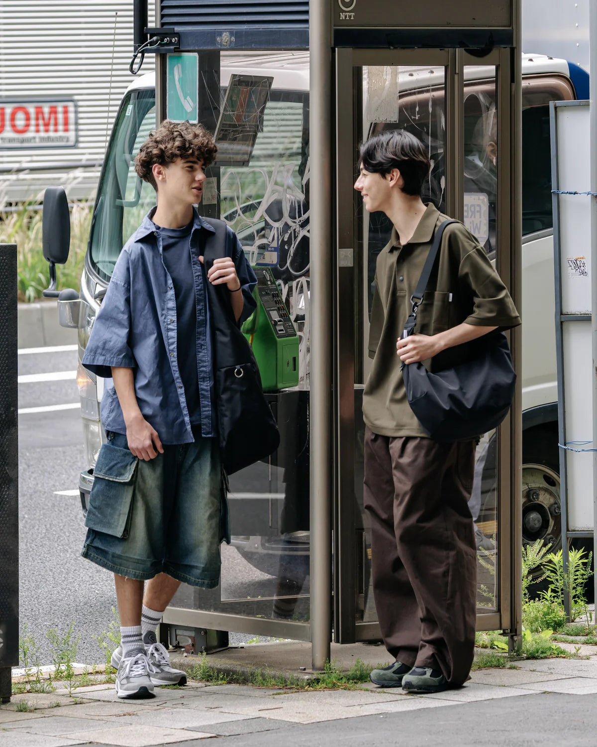 CLESSTE VINTAGE WASH SELVEDGE DENIM CITY MILITARY HALF PANTS