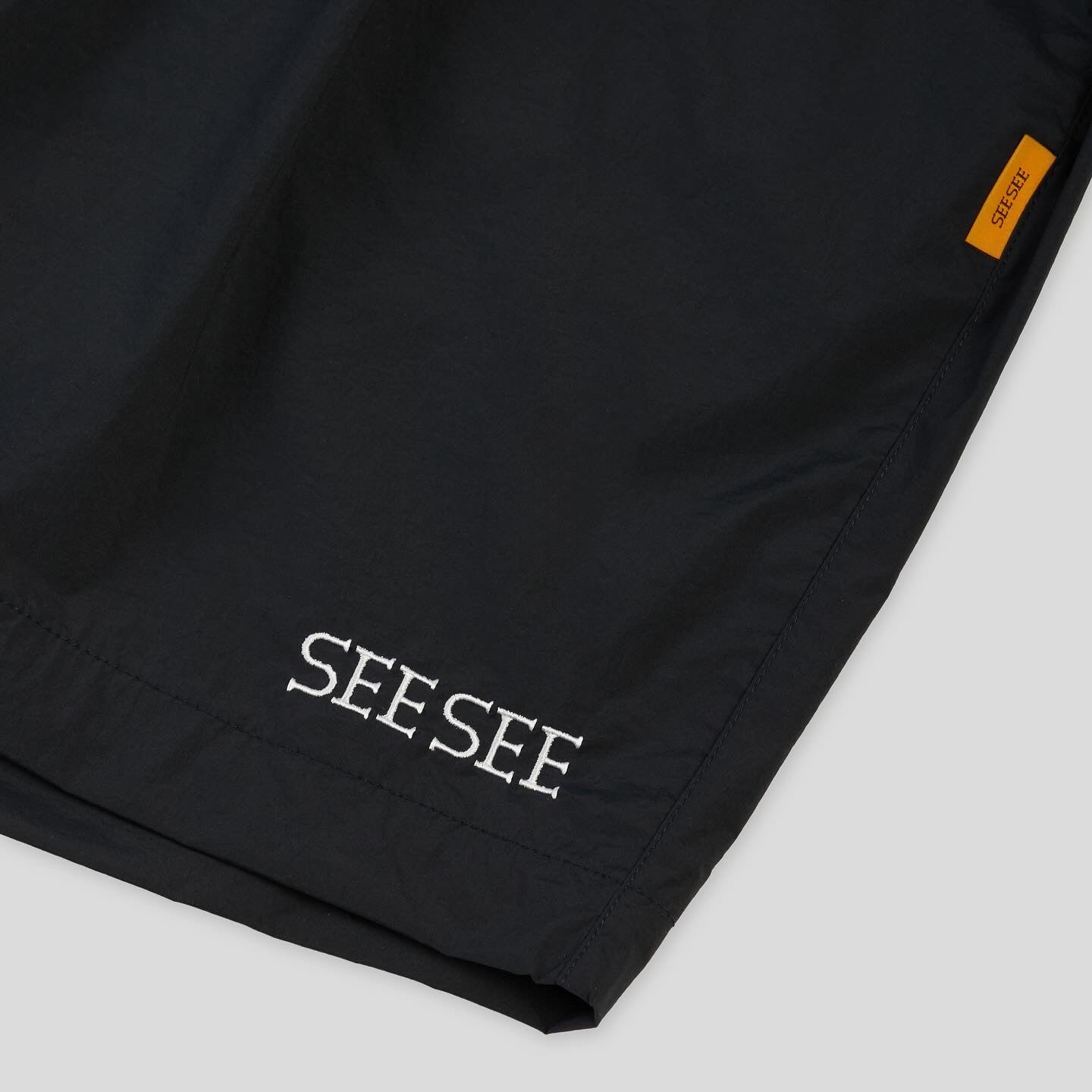 SEE SEE NYLON SPORTY BAGGY SHORTS