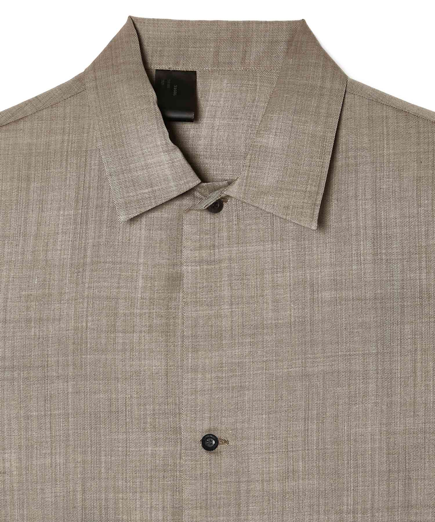 N.HOOLYWOOD 26SS HALF SLEEVE SHIRT (WOOL/POLY)
