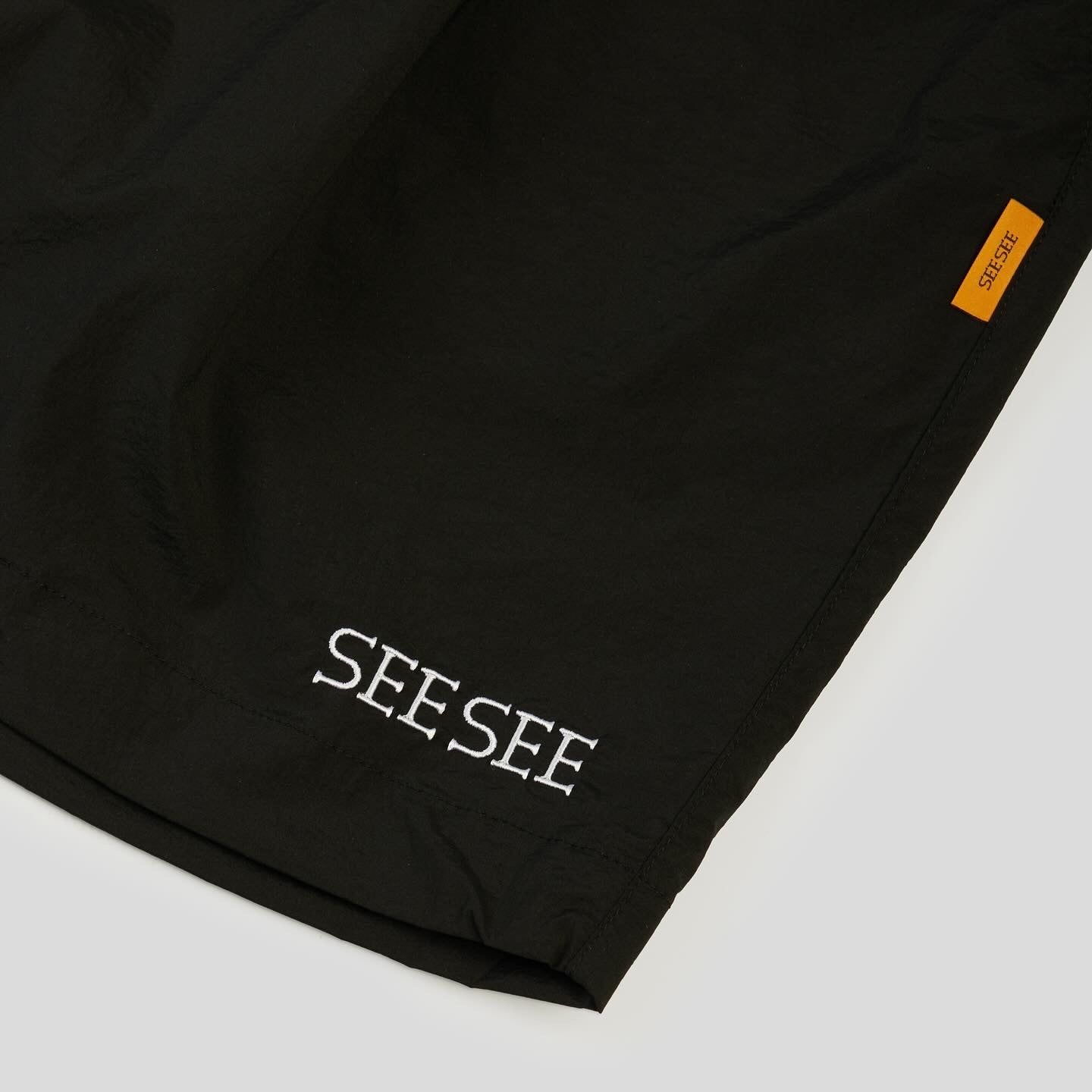 SEE SEE NYLON SPORTY BAGGY SHORTS