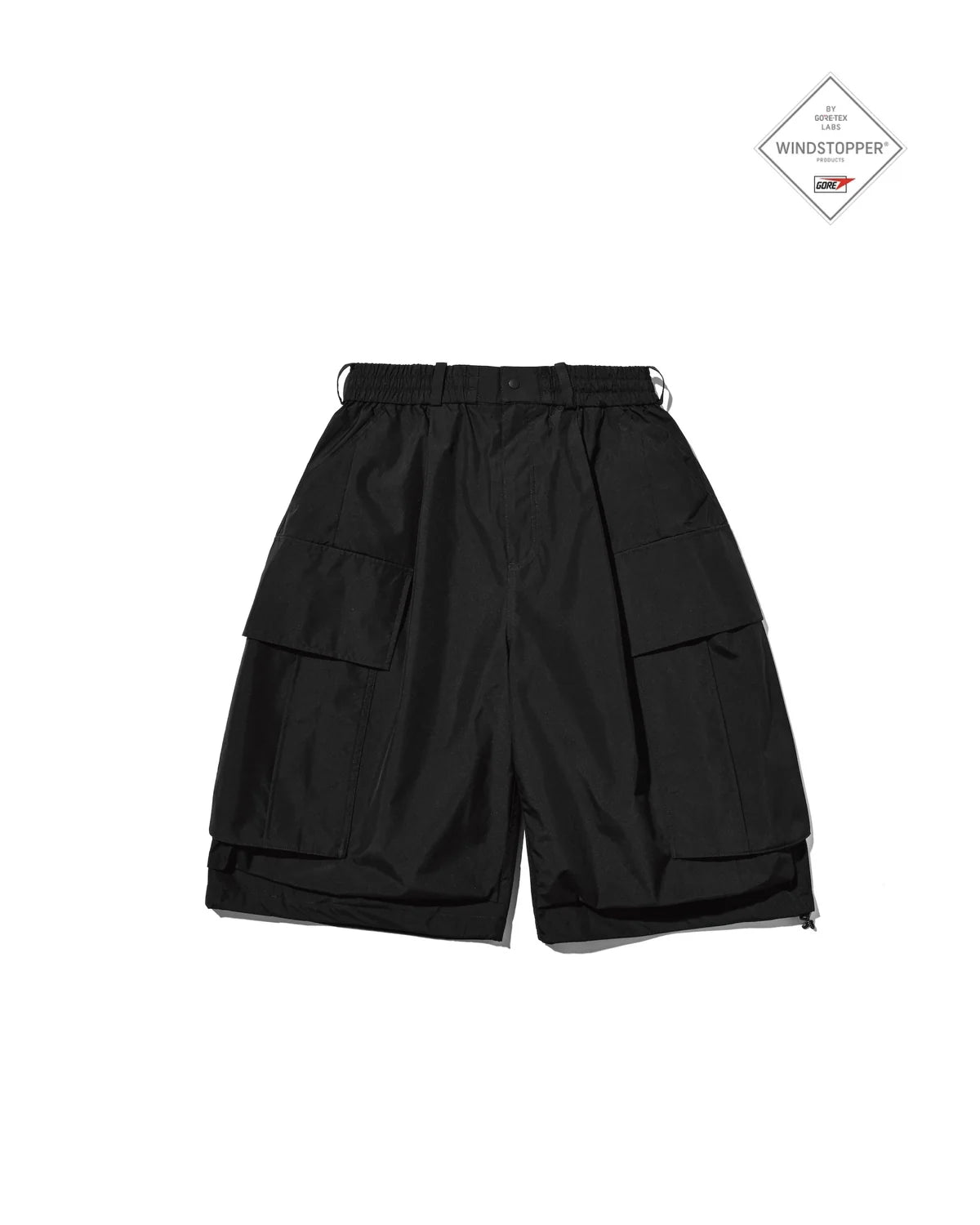 CLESSTE +PHENIX WINDSTOPPER® BY GORE-TEX LABS CITY MEGA POCKET BALLOON CARGO HALF PANTS