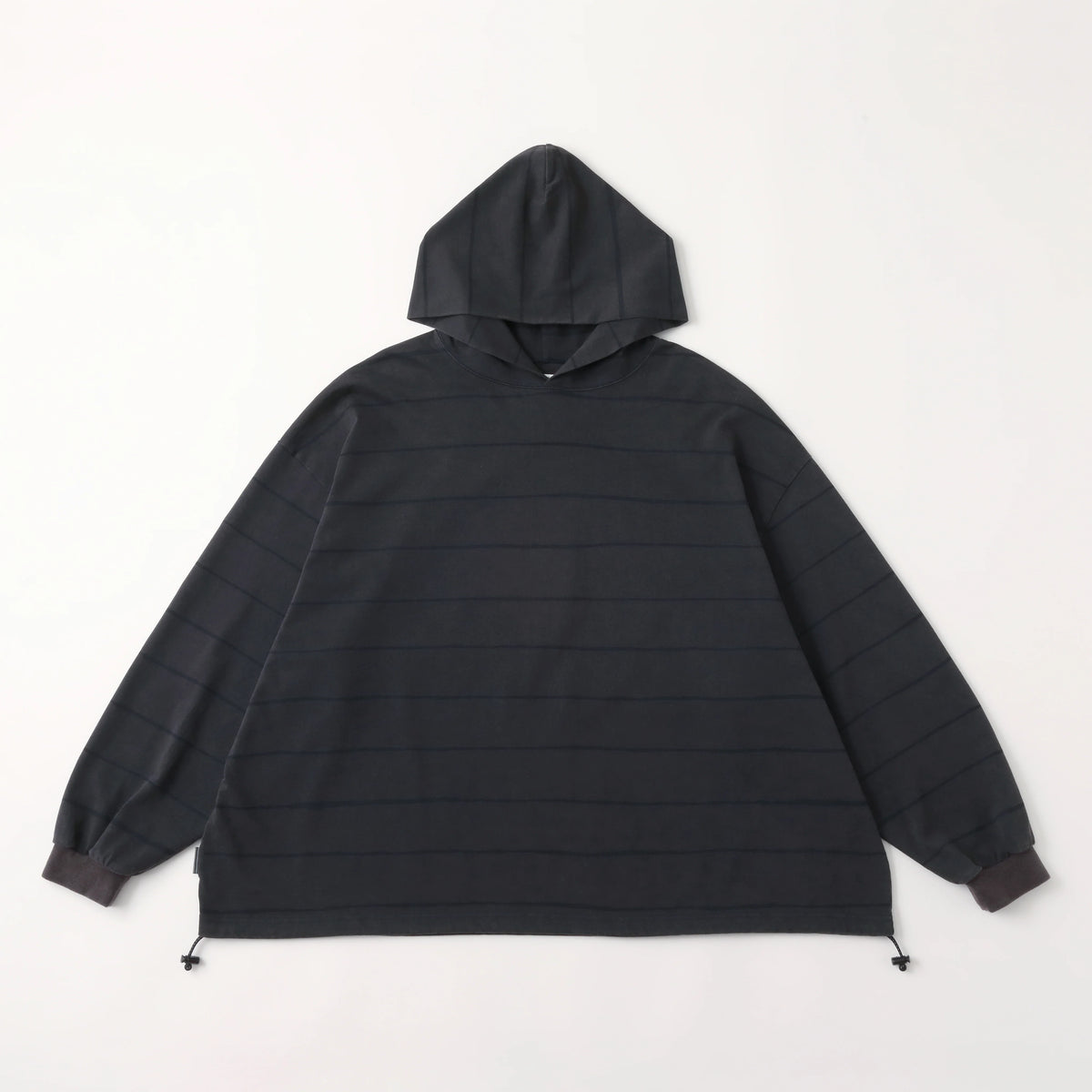 S.F.C 25FW SIDE STRIPE HOODY LS TEE (DISCHARGED)