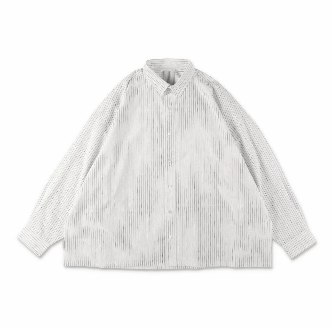 S.F.C 26SS COTTON STRIPE SLIT SHIRT