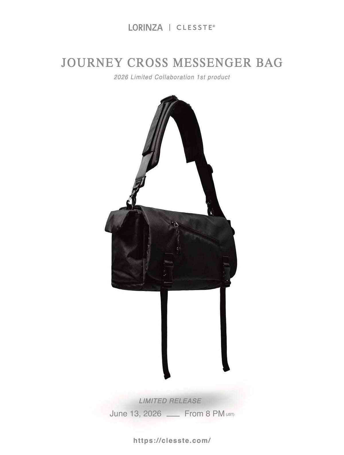 CLESSTE JOURNEY CROSS MESSAGER BAG
