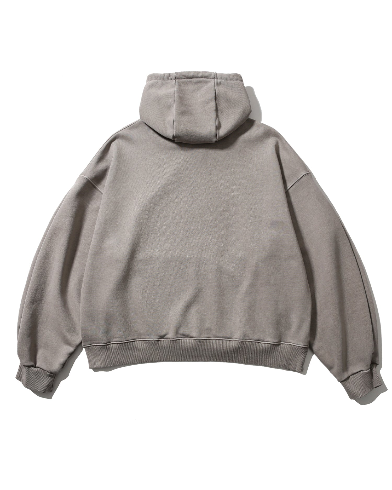 ANGLAN VALLEY TUCK SWEAT BALLOON HOODIE - WASHED
