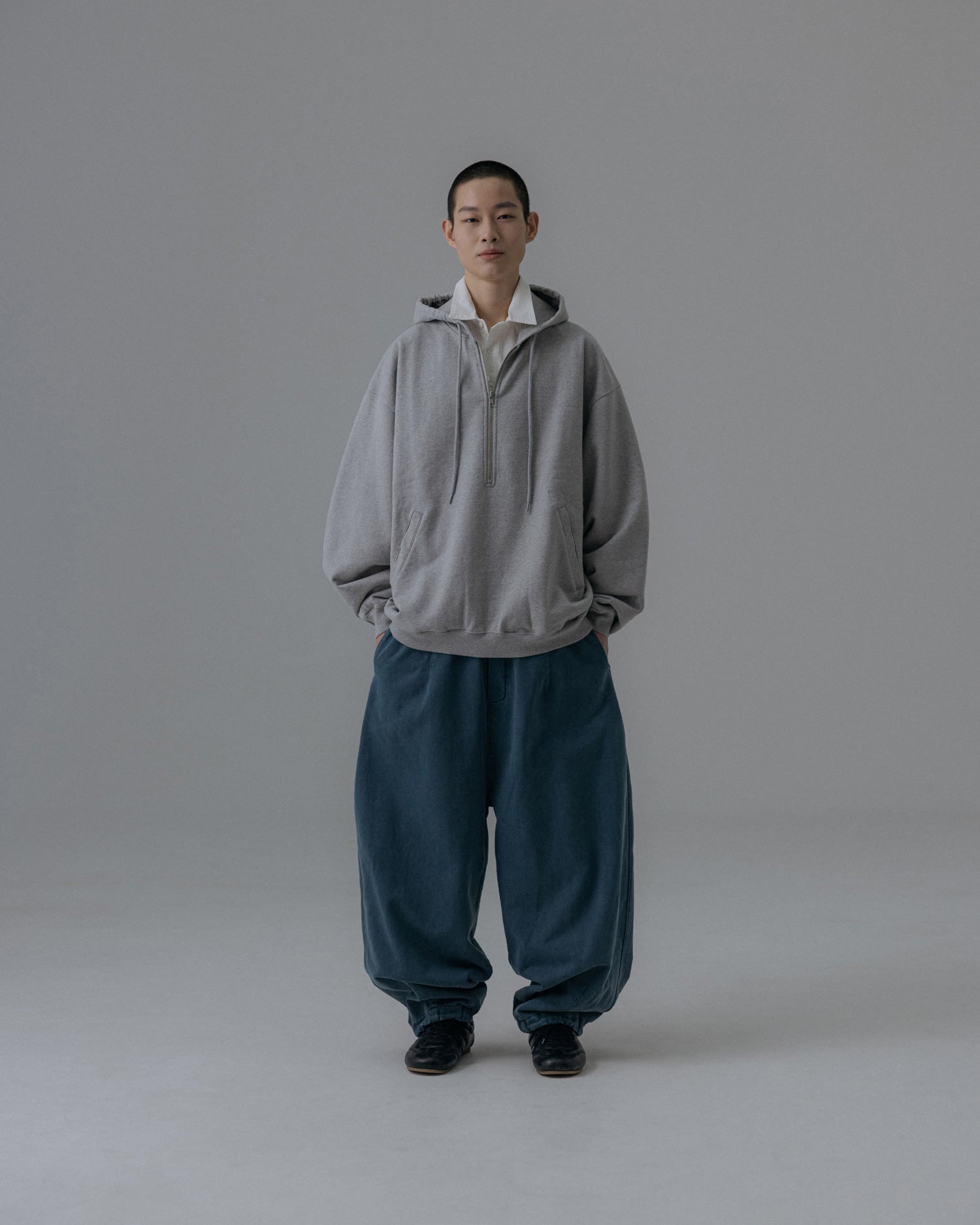 ANGLAN PIGMENT BAGGY BALLOON PANTS