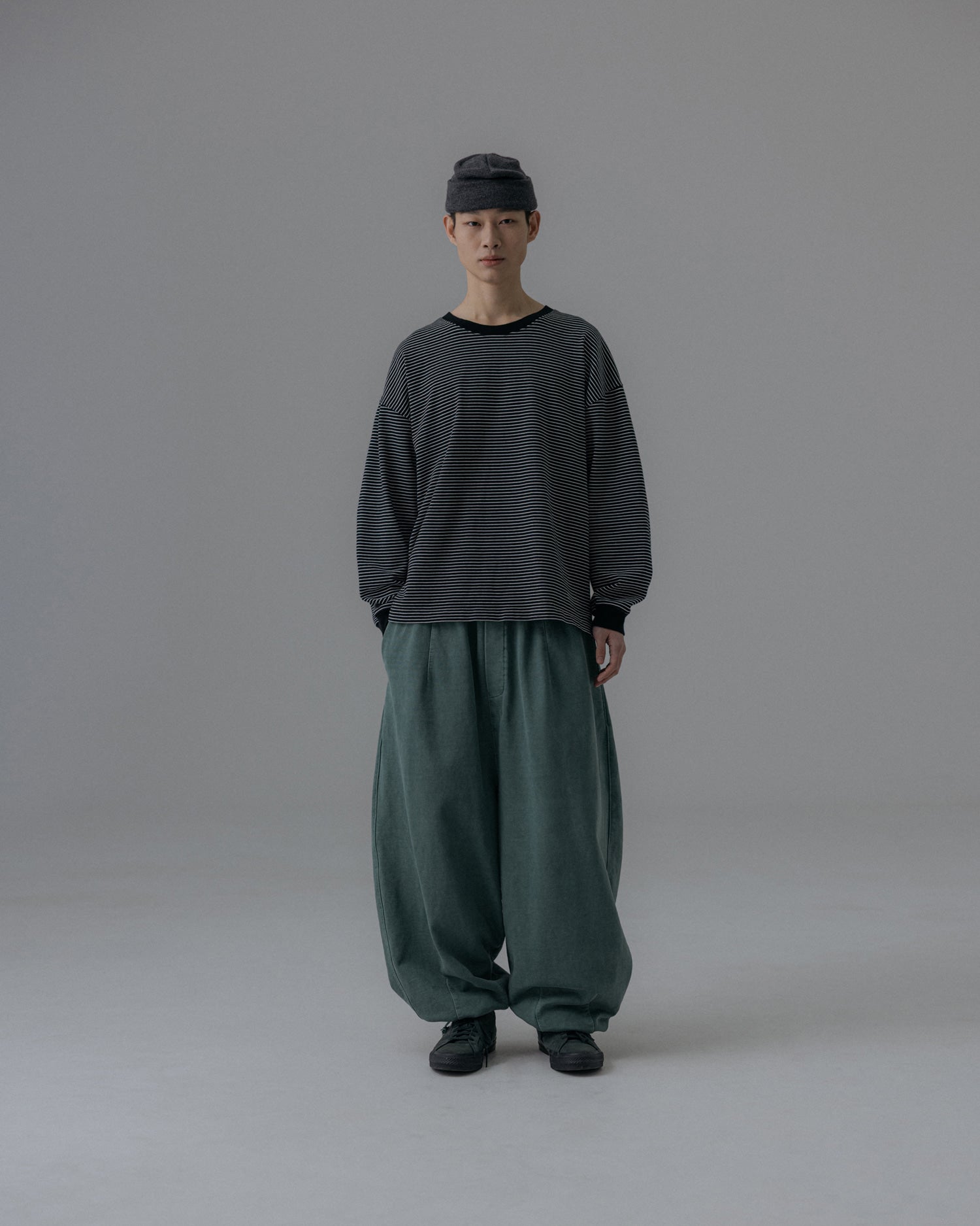 ANGLAN PIGMENT BAGGY BALLOON PANTS
