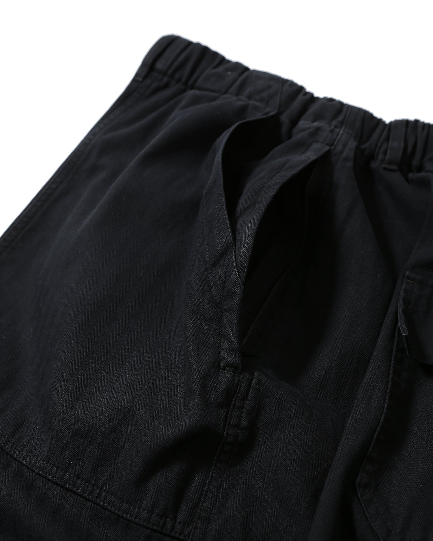 ANGLAN HERRINGBONE FATIGUE BALLOON PANTS