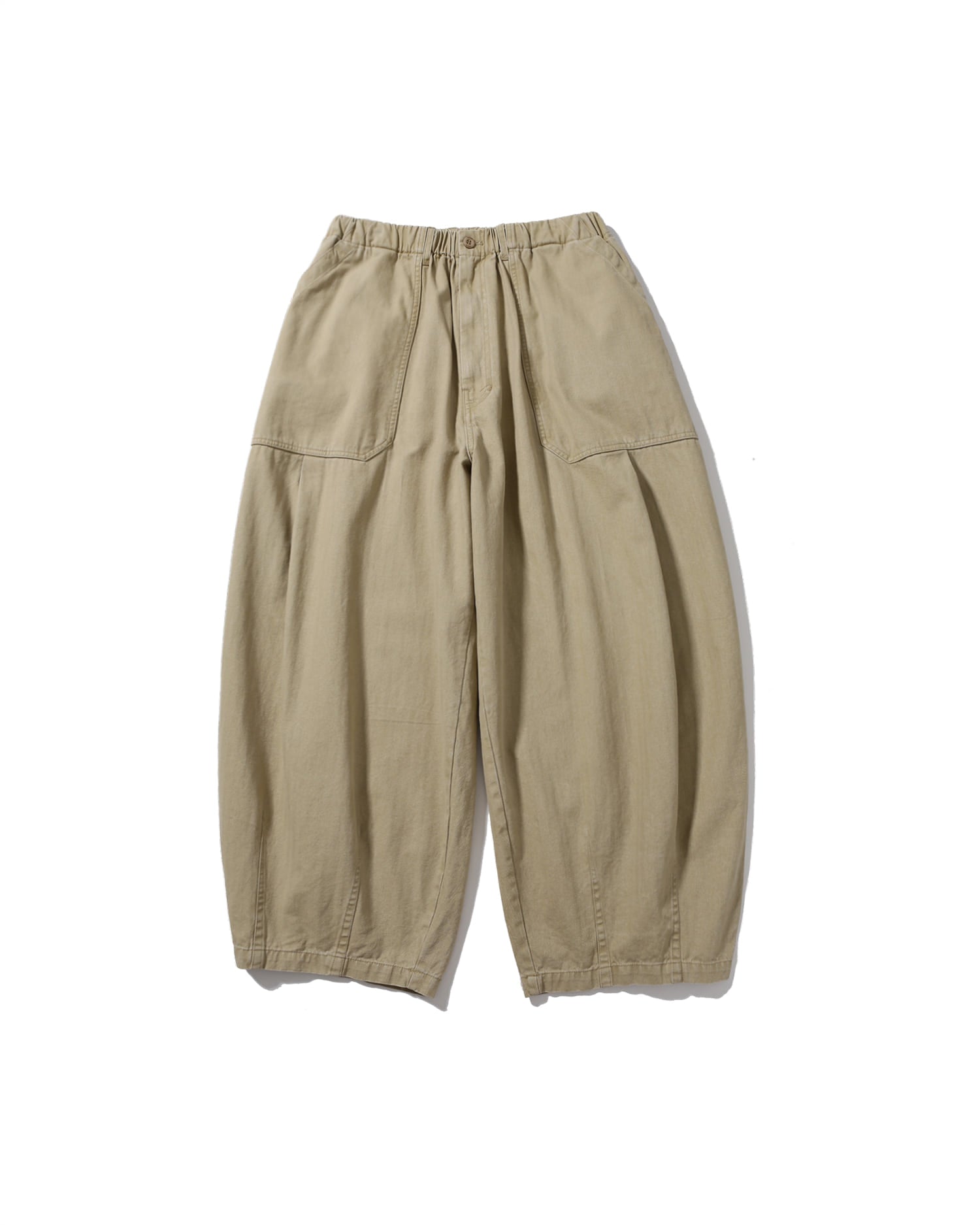 ANGLAN HERRINGBONE FATIGUE BALLOON PANTS