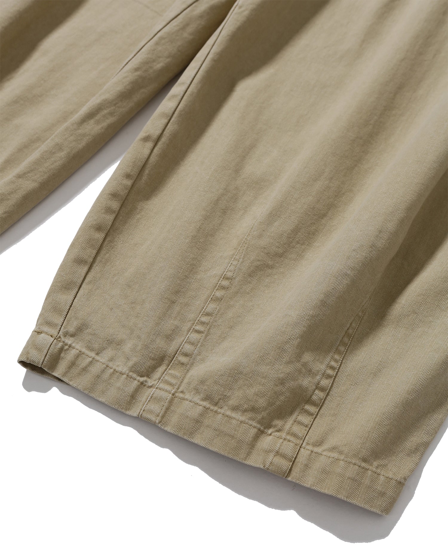 ANGLAN HERRINGBONE FATIGUE BALLOON PANTS
