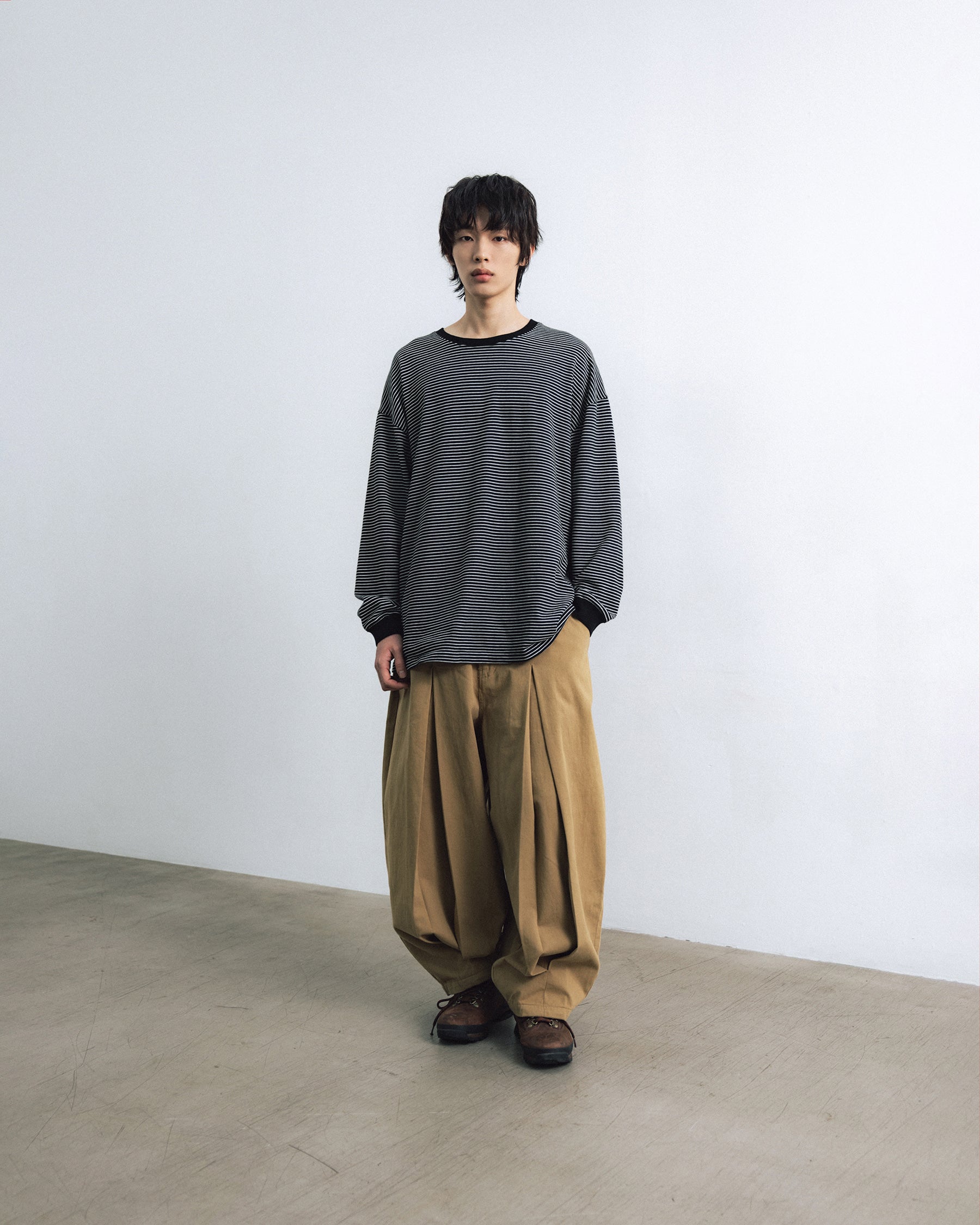 ANGLAN LONG TUCK WING BALLOON PANTS