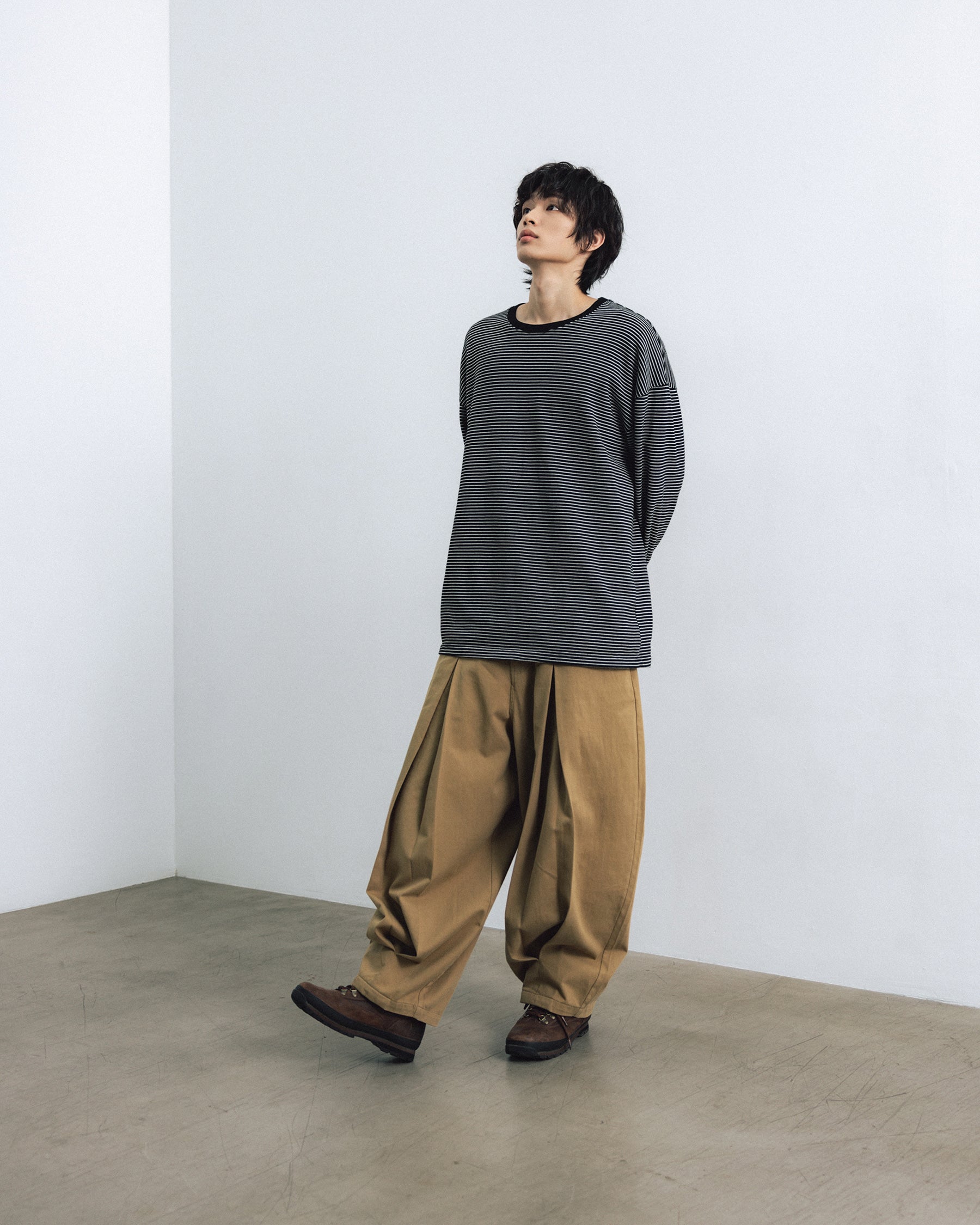 ANGLAN LONG TUCK WING BALLOON PANTS