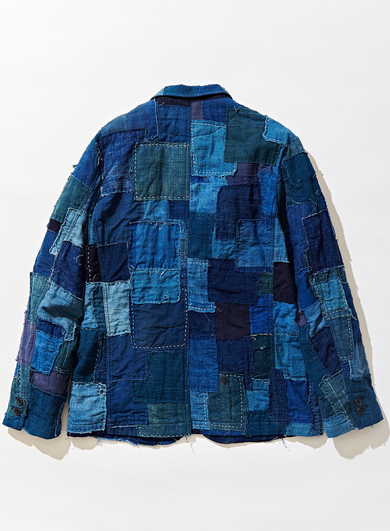 KUON 25SS Vintage Boro Patchwork Blazer