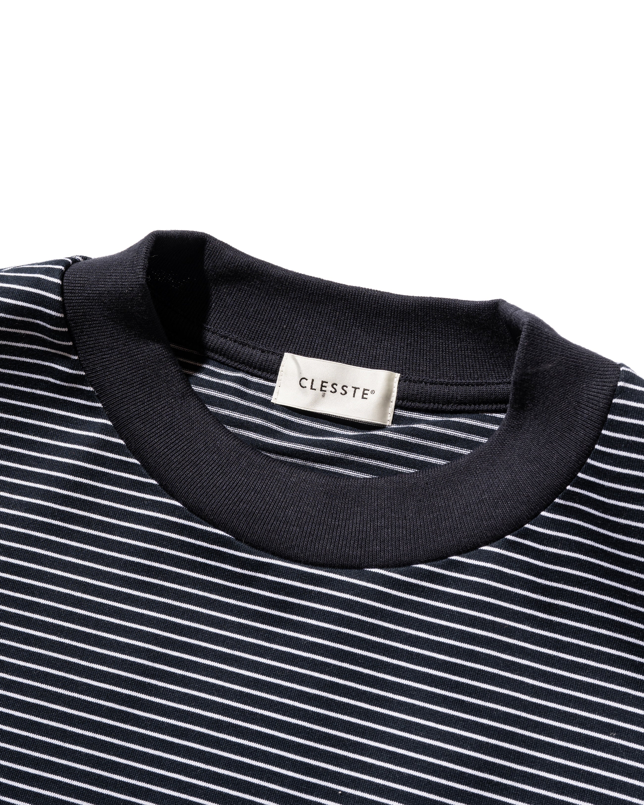 CLESSTE "C"STRIPED MASSIVE T-SHIRT WITH DRAWSTRINGS