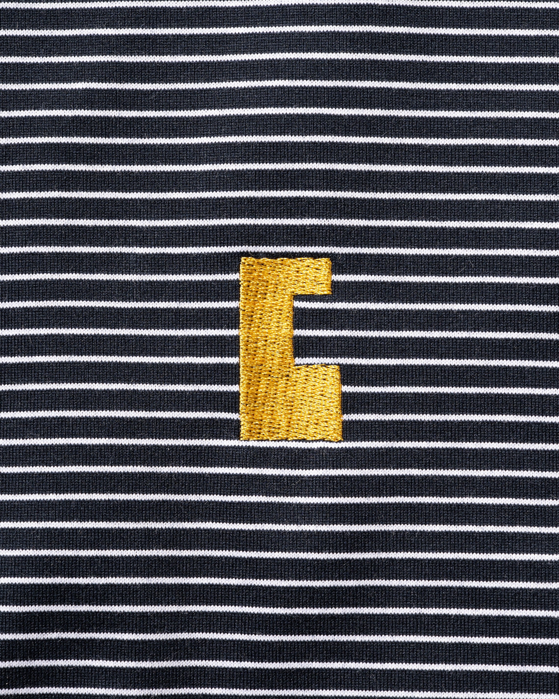 CLESSTE "C"STRIPED MASSIVE T-SHIRT WITH DRAWSTRINGS